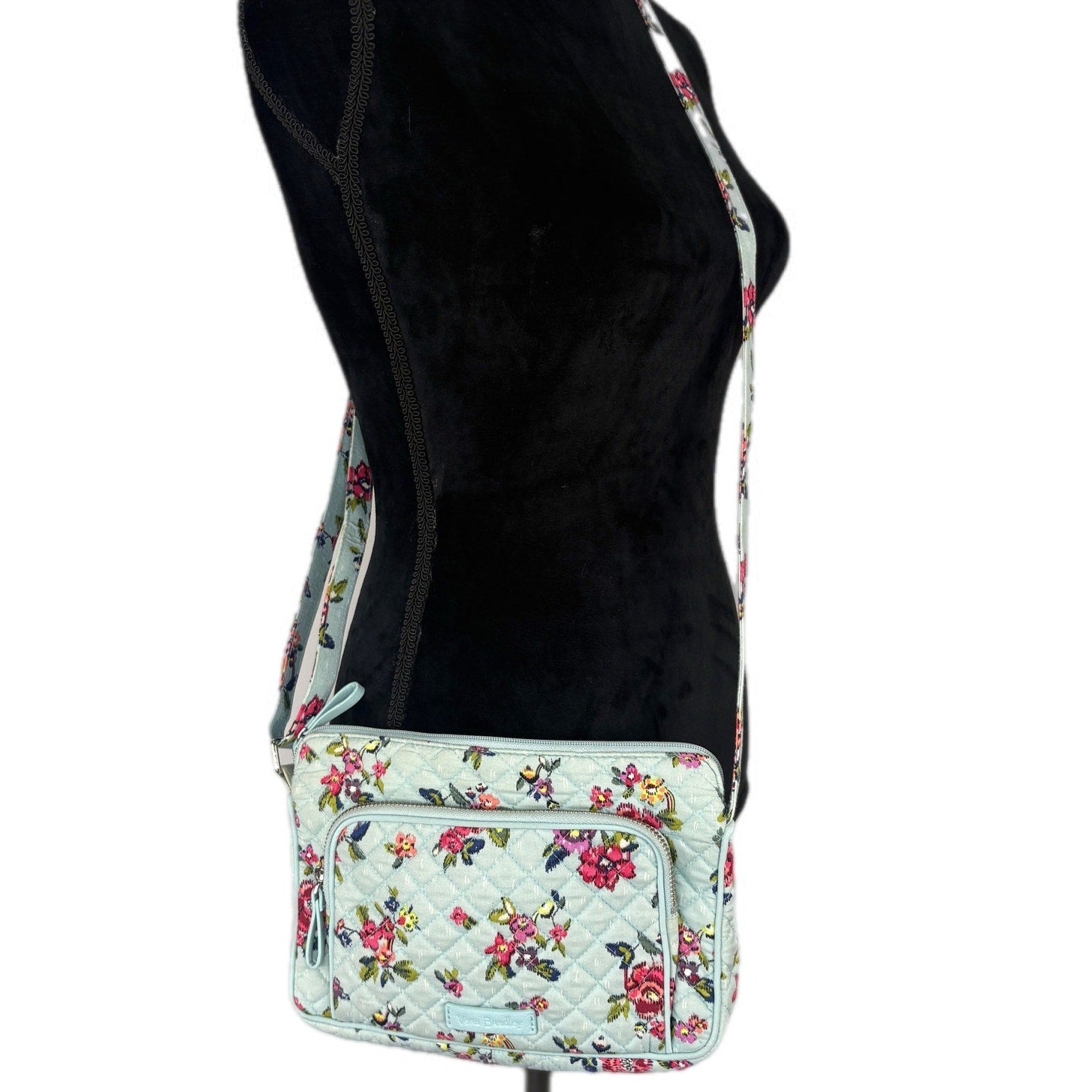 Vera Bradley Water Bouquet Little Hipster Crossbody Purse