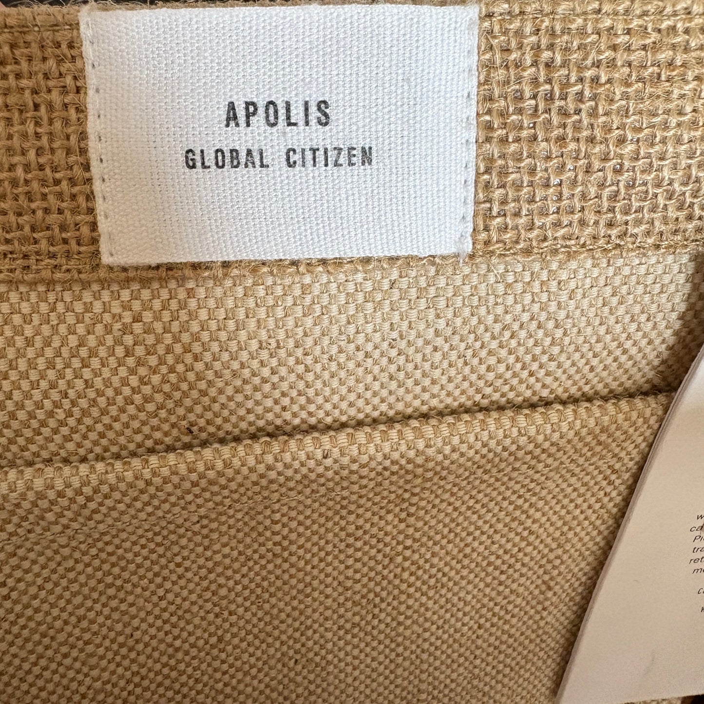Magnolia Apolis Global Citizen Script Market Tote NWT