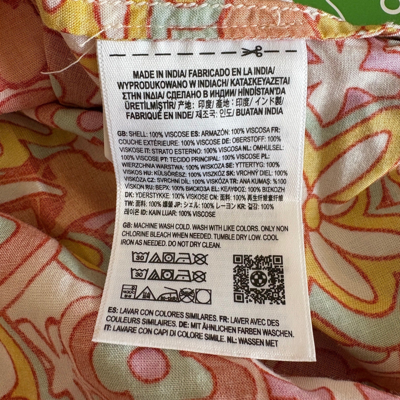 Vans Floral Resort Button Up Crop Shirt NWT - Women's Size XS