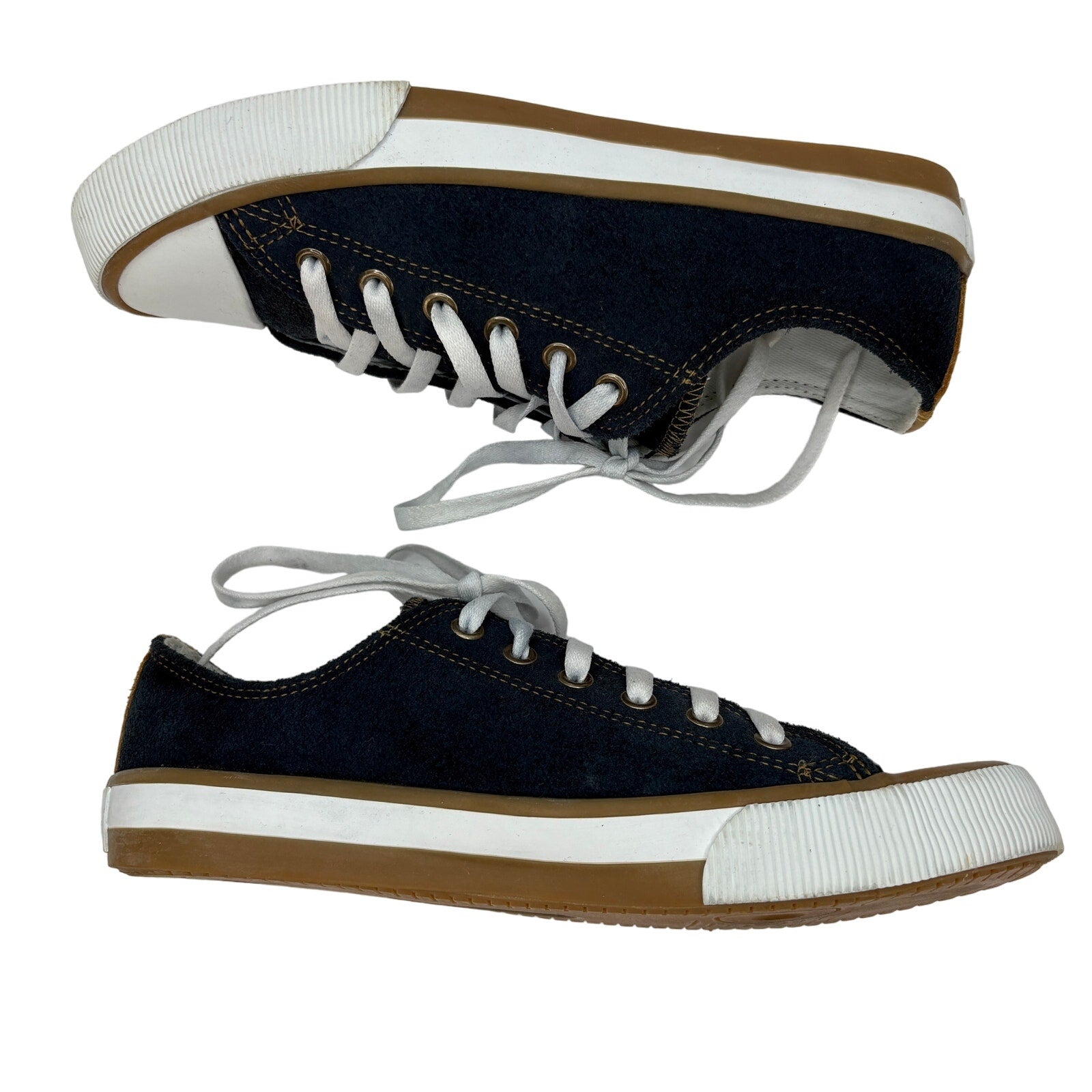 Harley-Davidson Burleigh Blue Suede Sneakers - Women's Size 8.5
