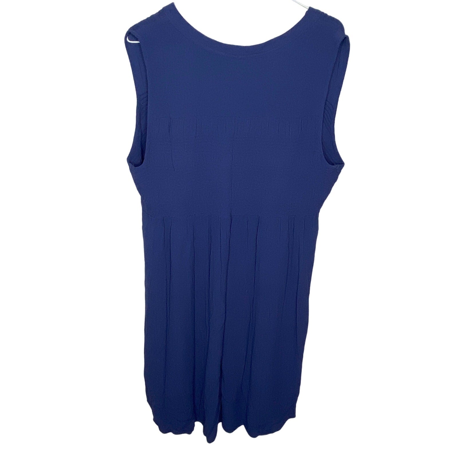 Knox Rose Blue Sleeveless Gauze Tunic - Women's Size XXL