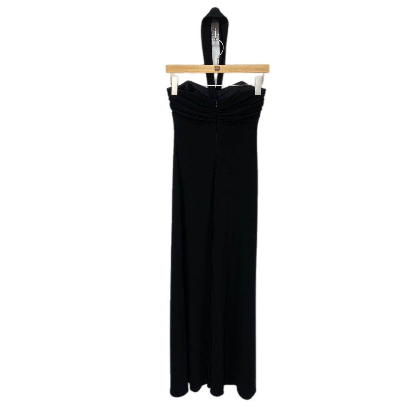 Vintage Laundry by Shelli Segal Black Halter Long Black Formal Dress - Women 0