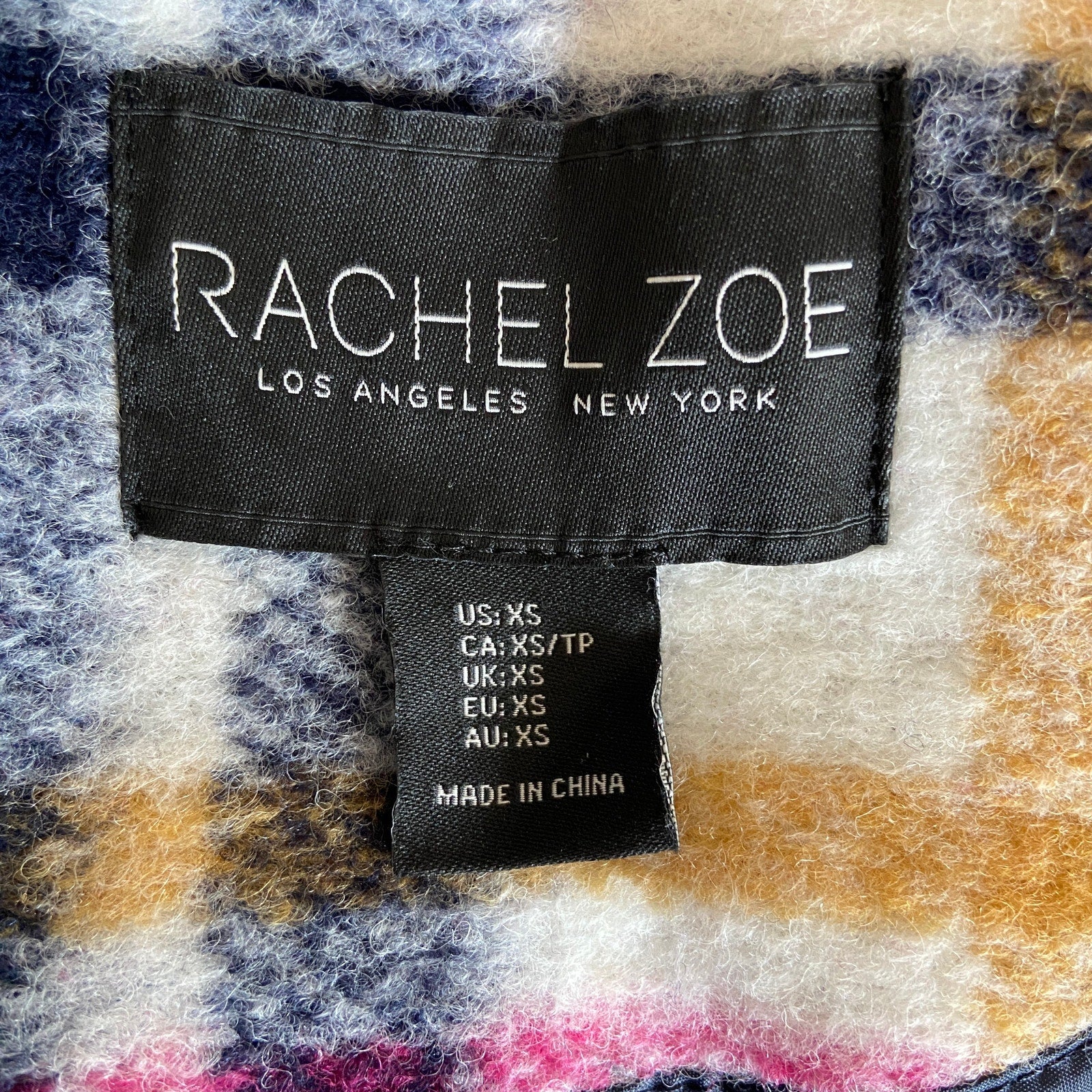 Rachel Zoe Wool Blend Open Front Long Jacket - Women's Size XS