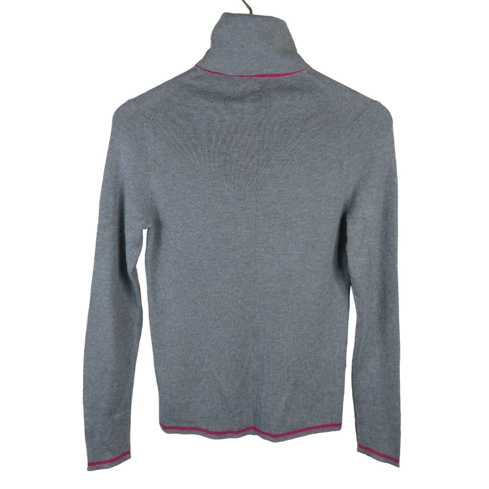 Joe Fresh Gray Pink Stripe Turtleneck NWT - Women's Small