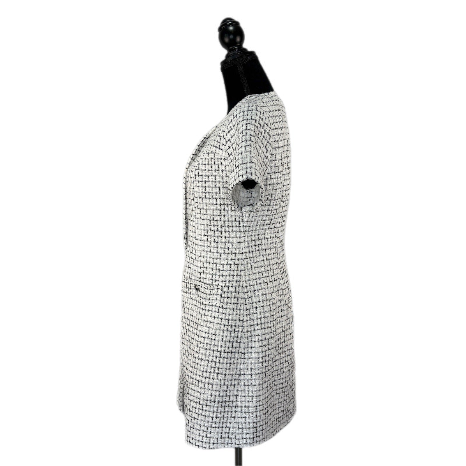 Rachel Zoe Retro Glam Chic Business Wear Tweed Dress - Women's Size 4