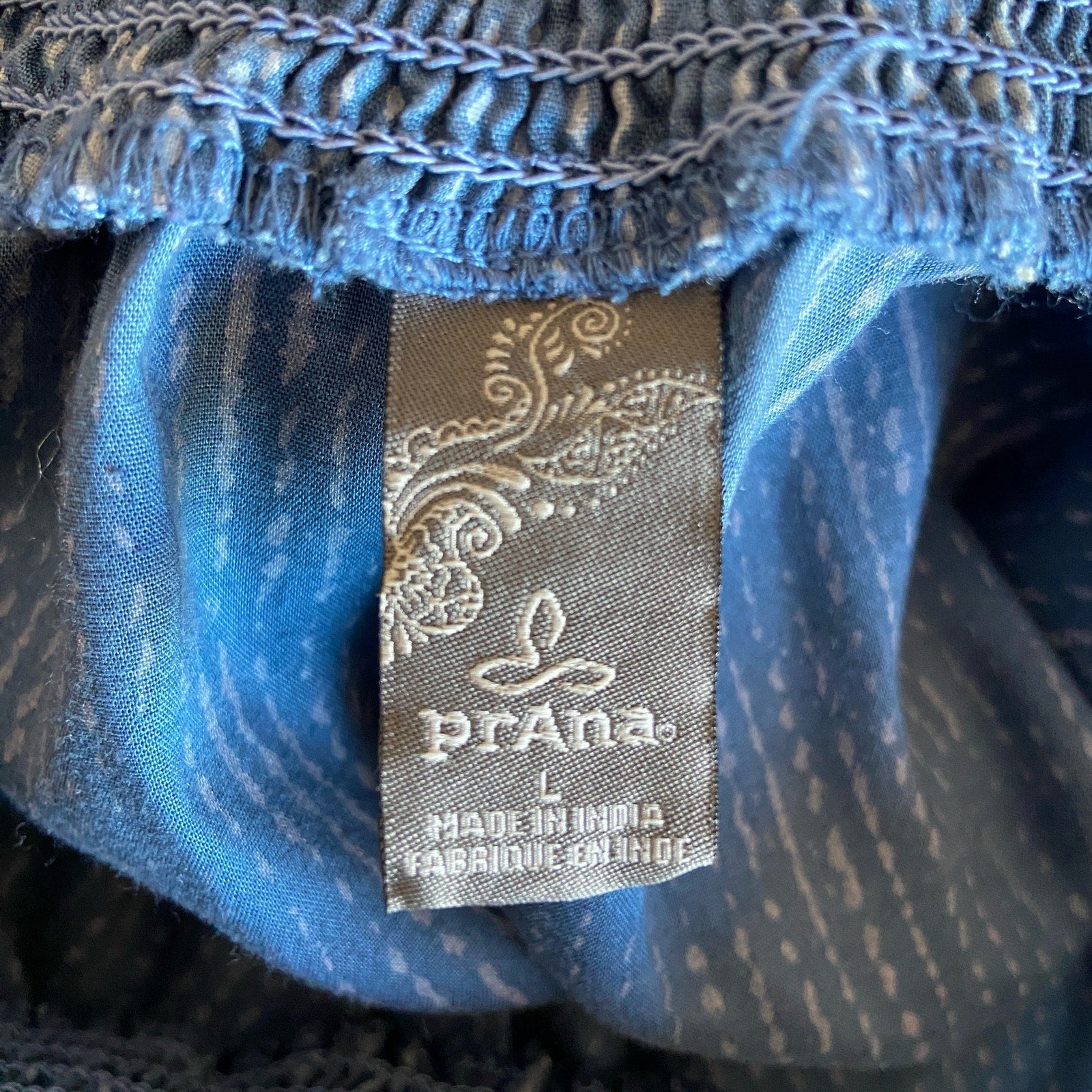 Prana Off Shoulder Stretch Waist Blouson Dress - Women's Size L