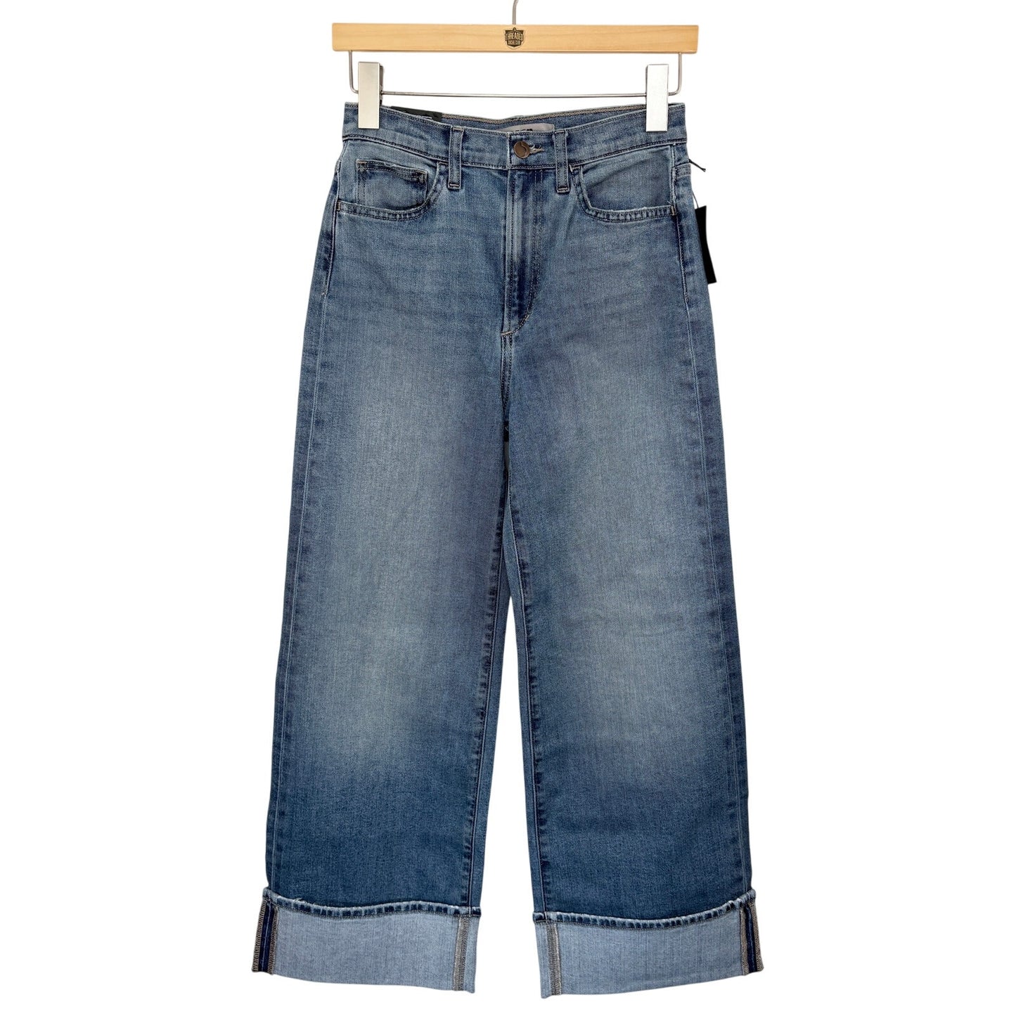 Joe's Panama Cuffed High Waist Wide Leg Ankle Jeans NWT - Women's Size 26