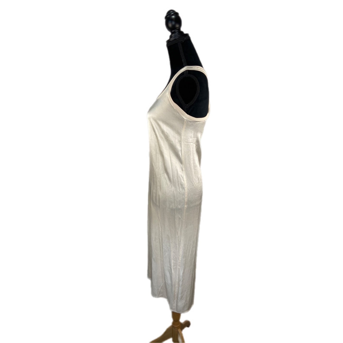 Enza Costa Silky Feel Ivory Racerback Dress - Women's Size 0