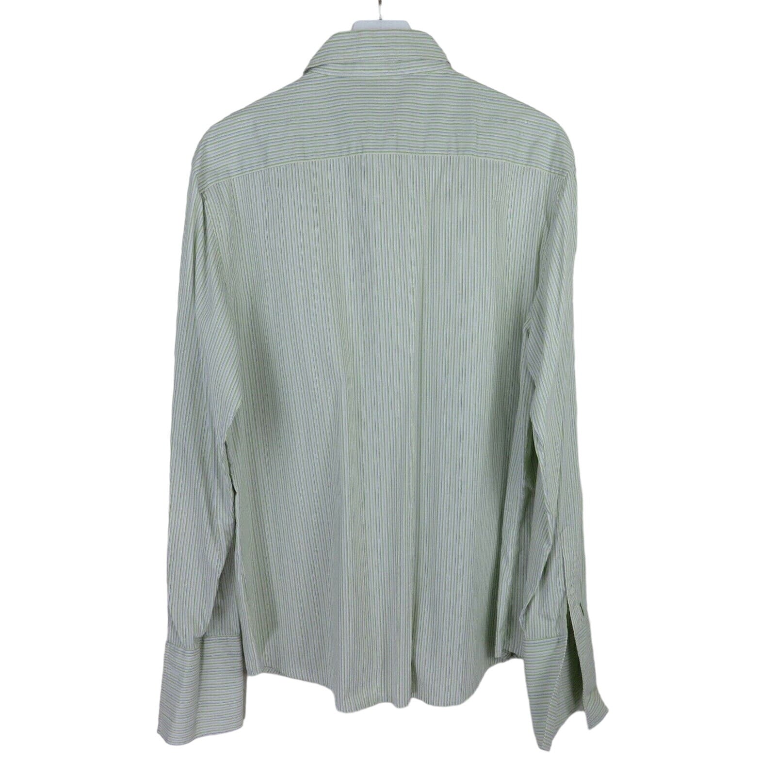 Theory Andrew Striped Button Front Dress Shirt - Men's XL