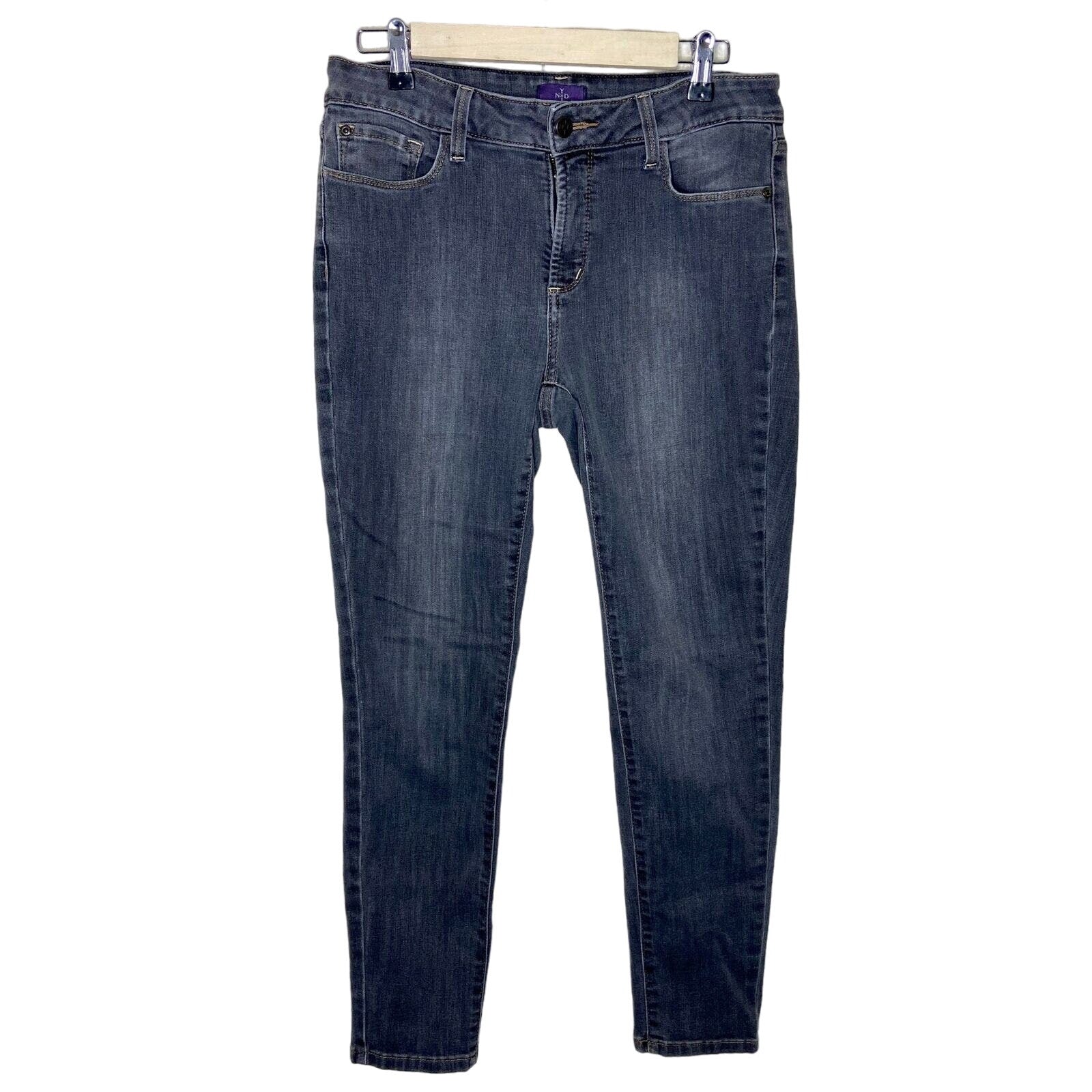 NYDJ Supper Skinny Gray Jeans Lift Tuck Technology - Women's 10P