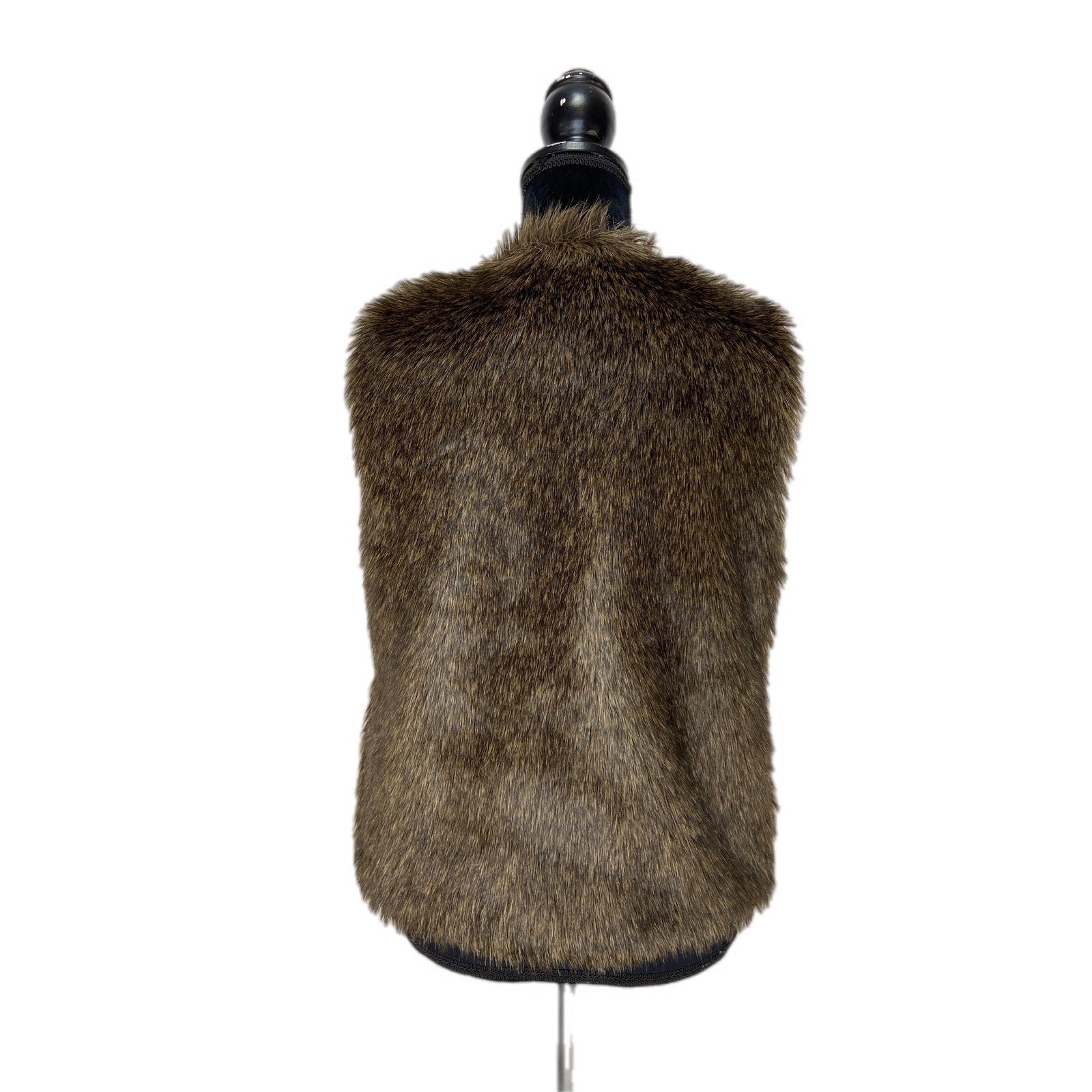 Jack by BB Dakota Faux Fur Mob Wife Chic Vest - Women's Size Small