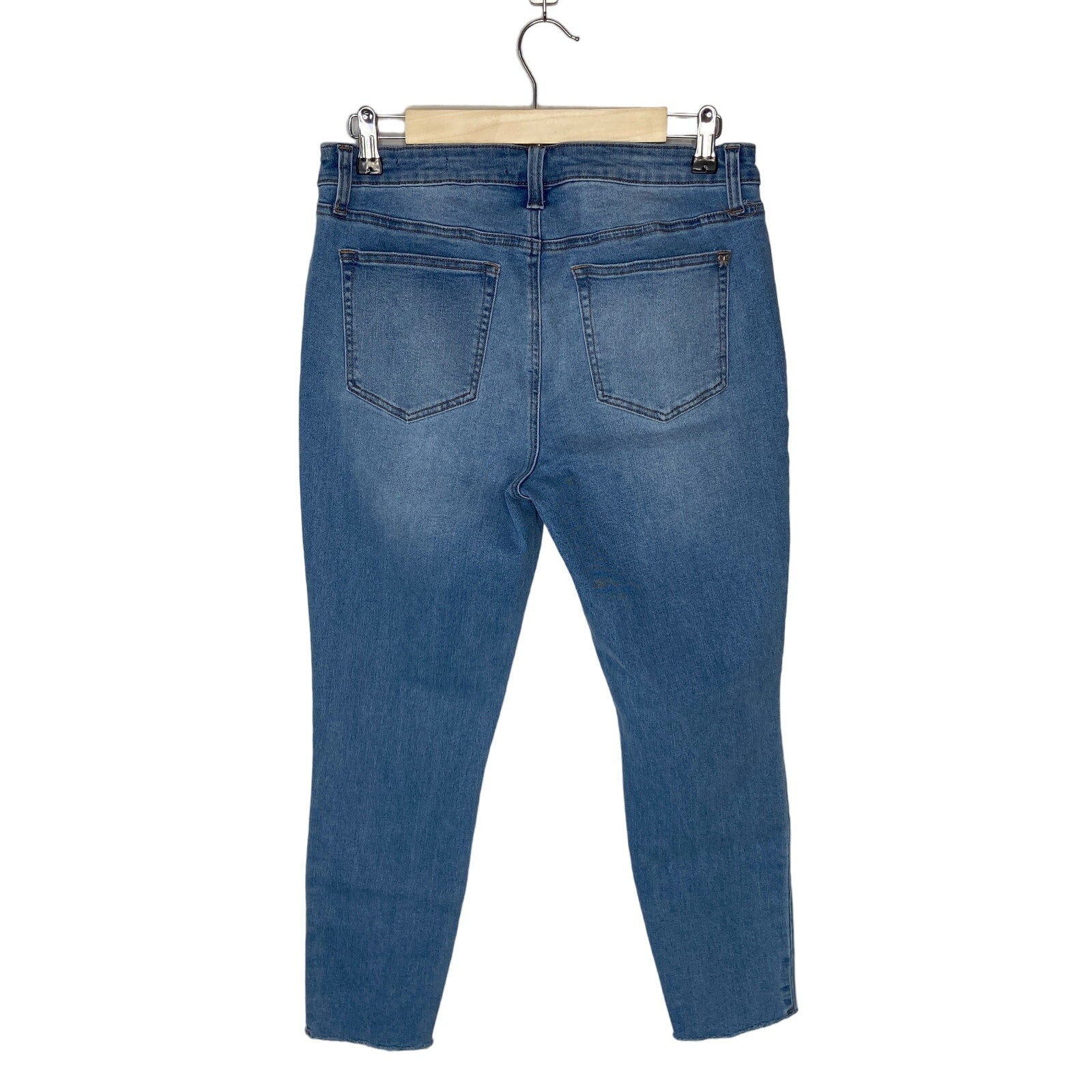 Nanette Lepore Gramercy Skinny Raw Hem Jeans - Women's Size 10