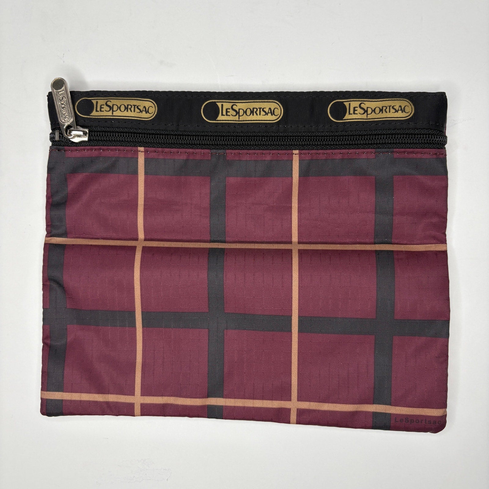 LeSportsac Burgundy Plaid Crossbody Everyday Bag