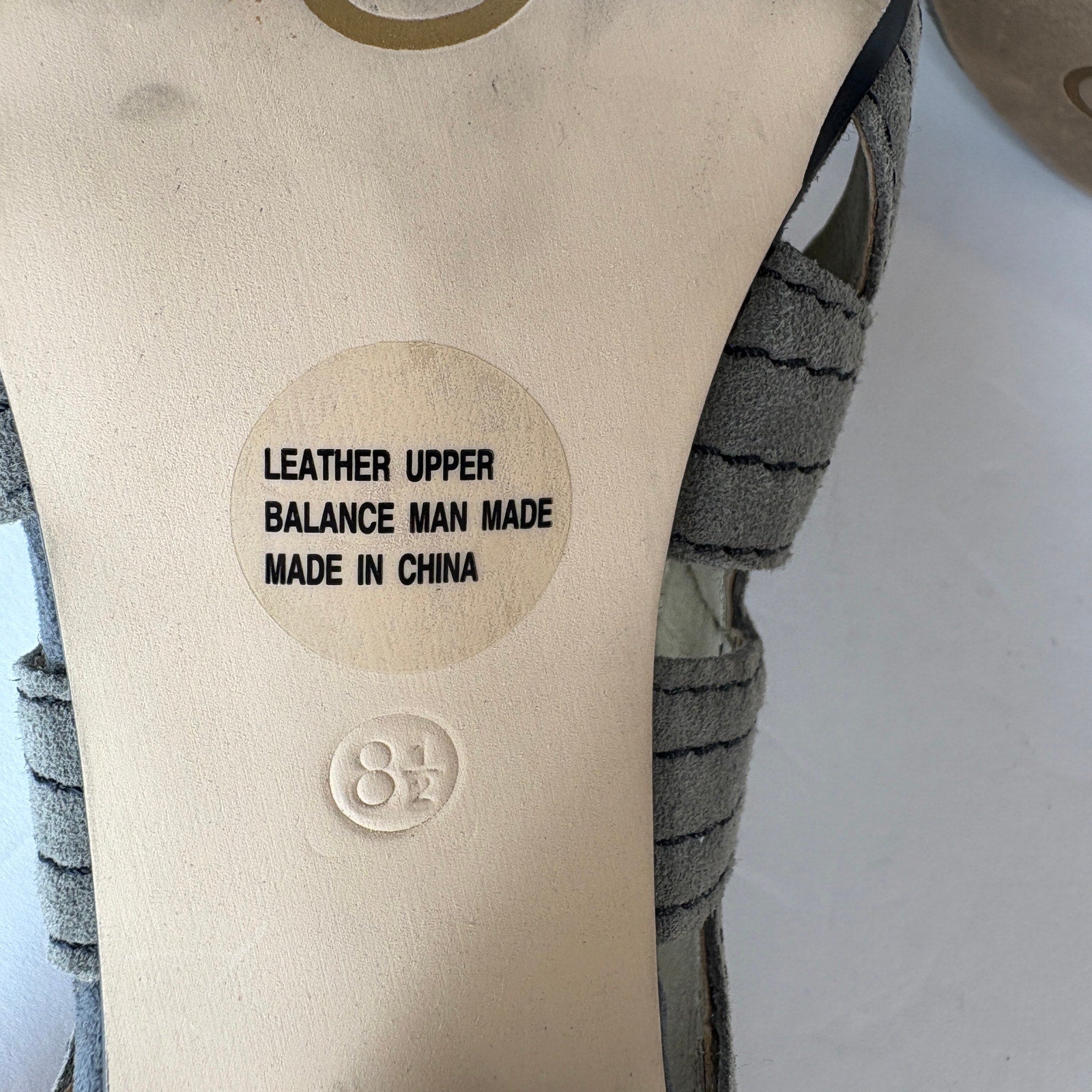 Seychelles Gray 1920's Pin-Up Style Leather Suede Pumps - Women's Size 8.5