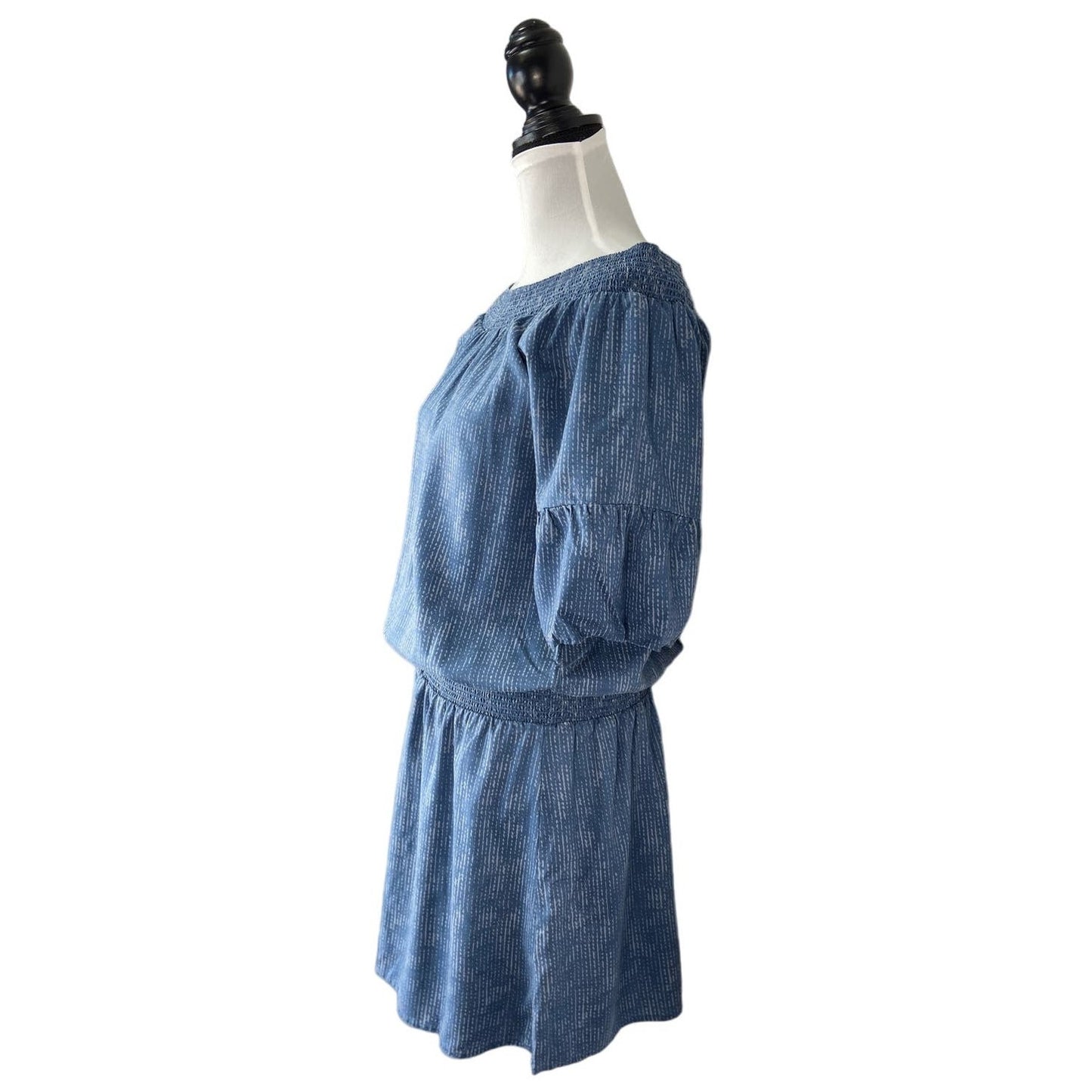 Prana Off Shoulder Stretch Waist Blouson Dress - Women's Size L