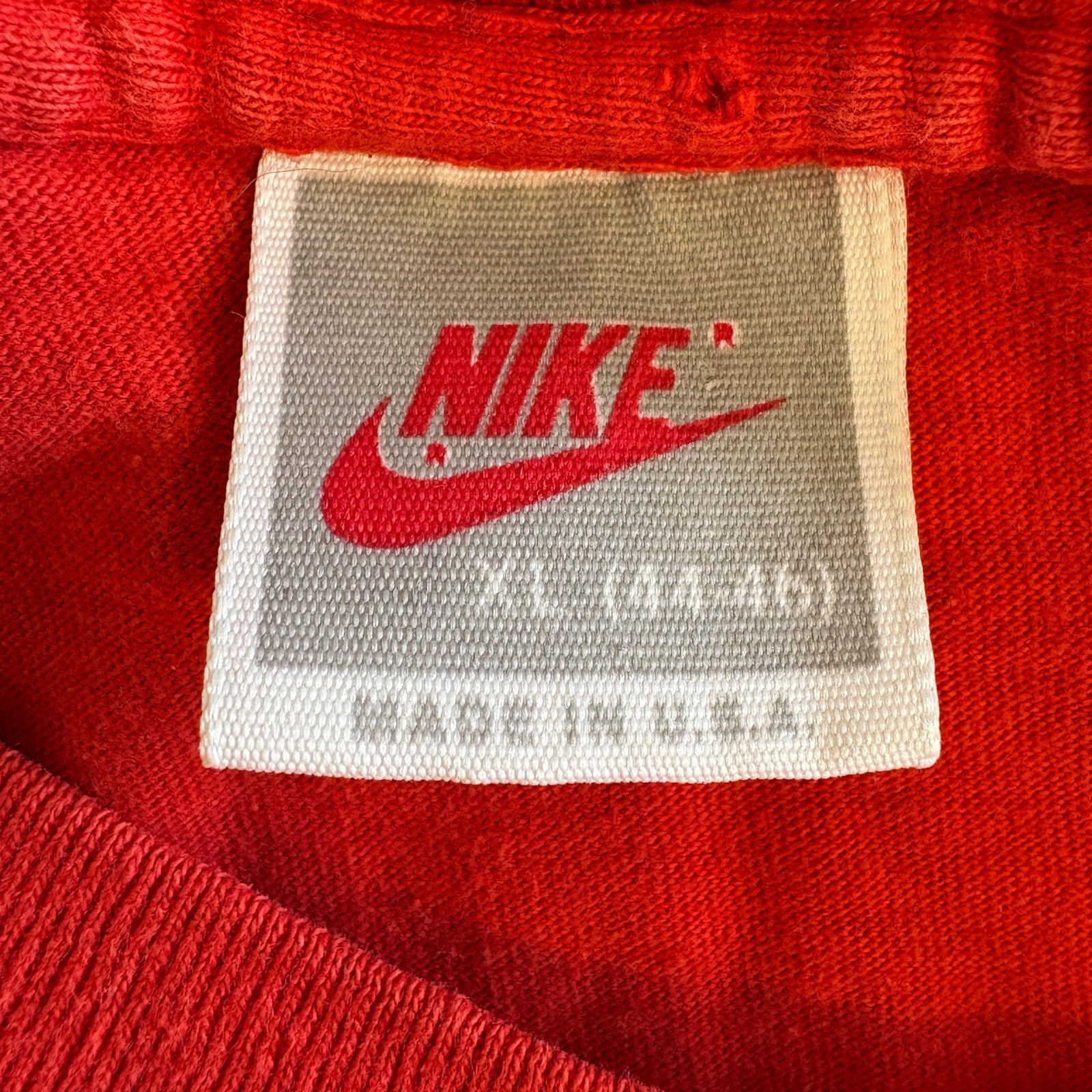 Rare Vintage 90s OG Nike Air Jordan T Shirt Gray Tag Single Stitch Made in USA