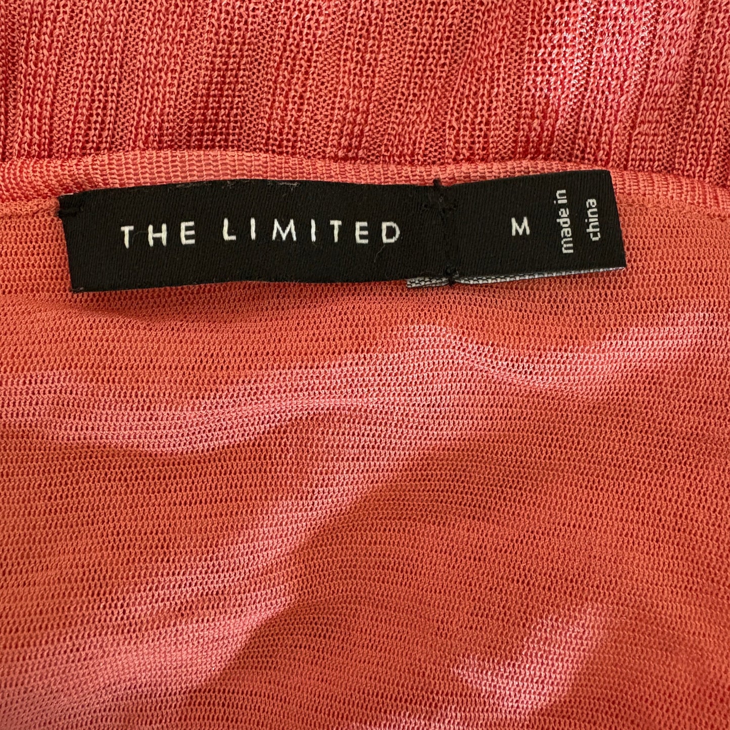 Y2K Knit Coral Going Out Top - Women's Size M