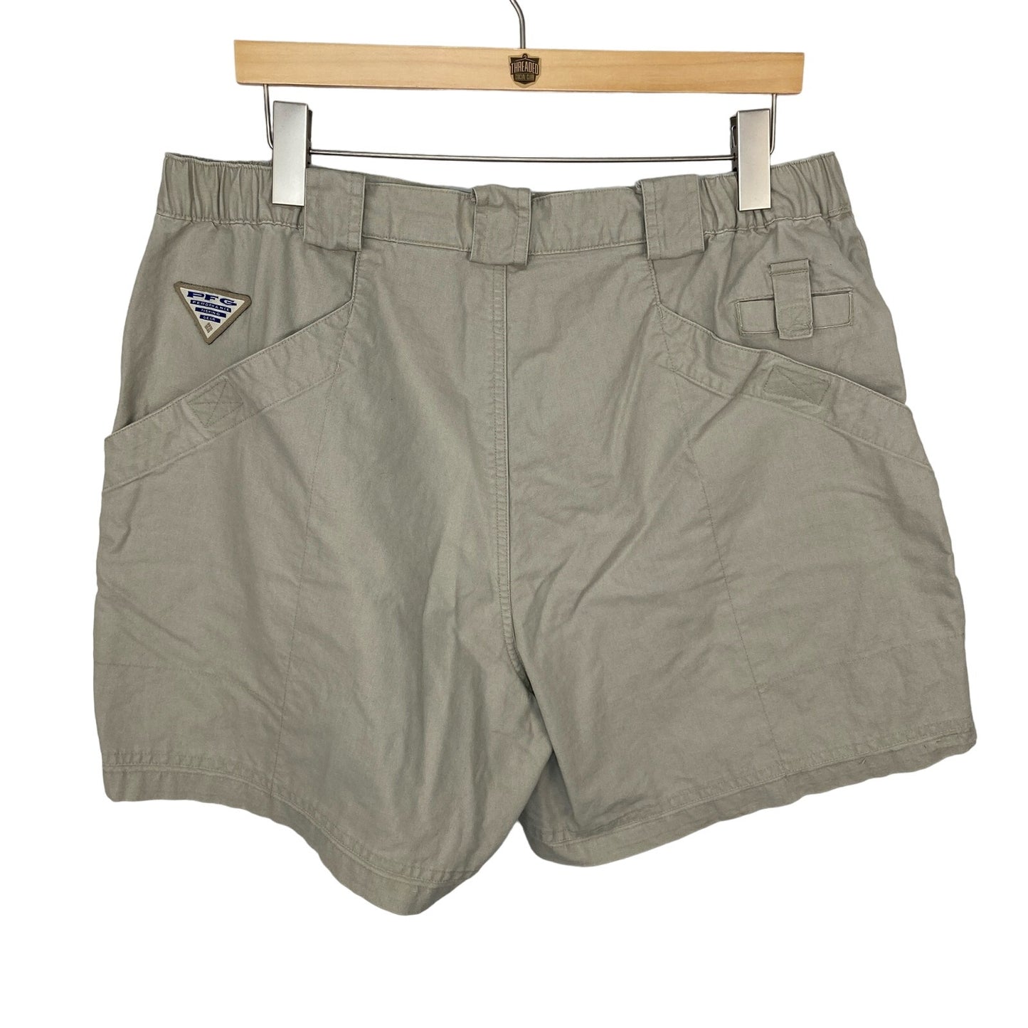 Columbia PFG Light Khaki Shorts - Men's XL