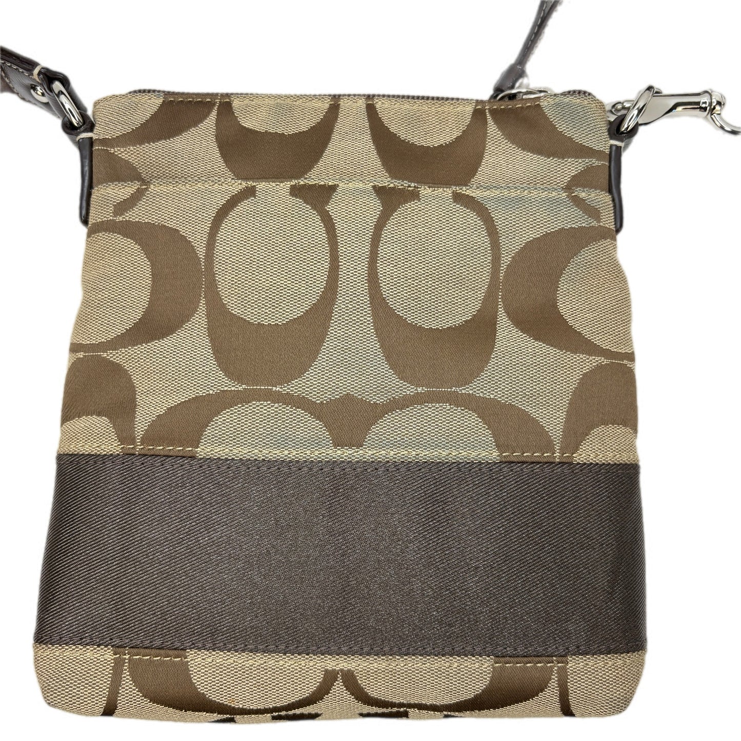 Coach Signature Brown Crossbody Bag