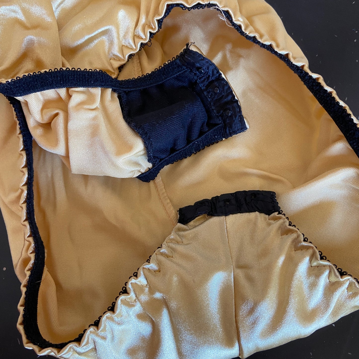 American Vintage Gold Halter Body Suit - Women's Size M