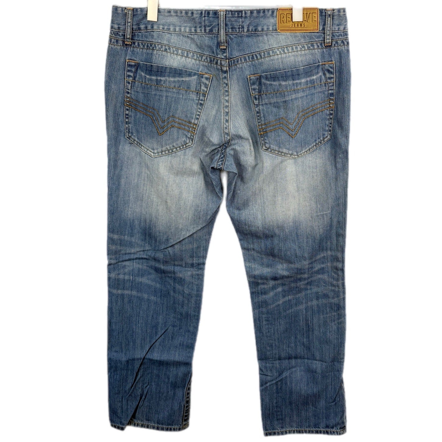 Revolve Straight Leg Light Wash Jeans - Men's 38x32