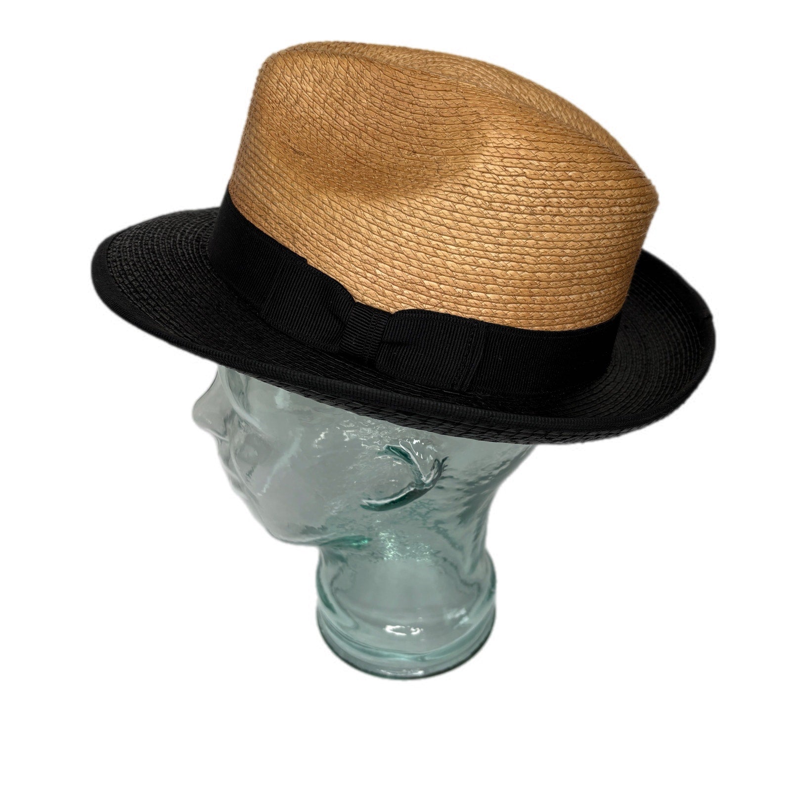 Stetson Staycation Two-Tone Straw Fedora | Men's Summer Hat | Threaded Social Club
