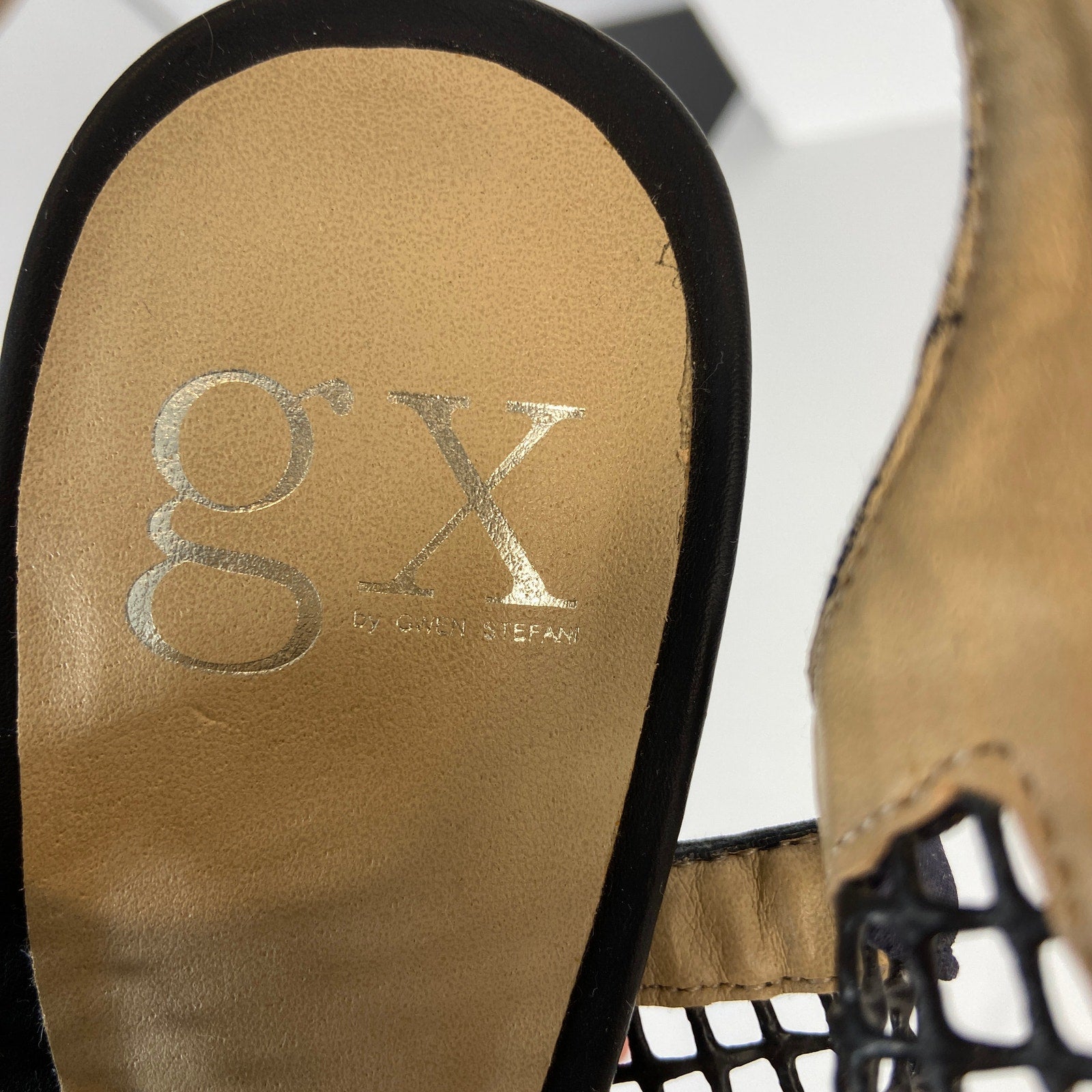 GX Gwen Stefani Mesh Zip Wedge Shoes - Women's Size 8.5