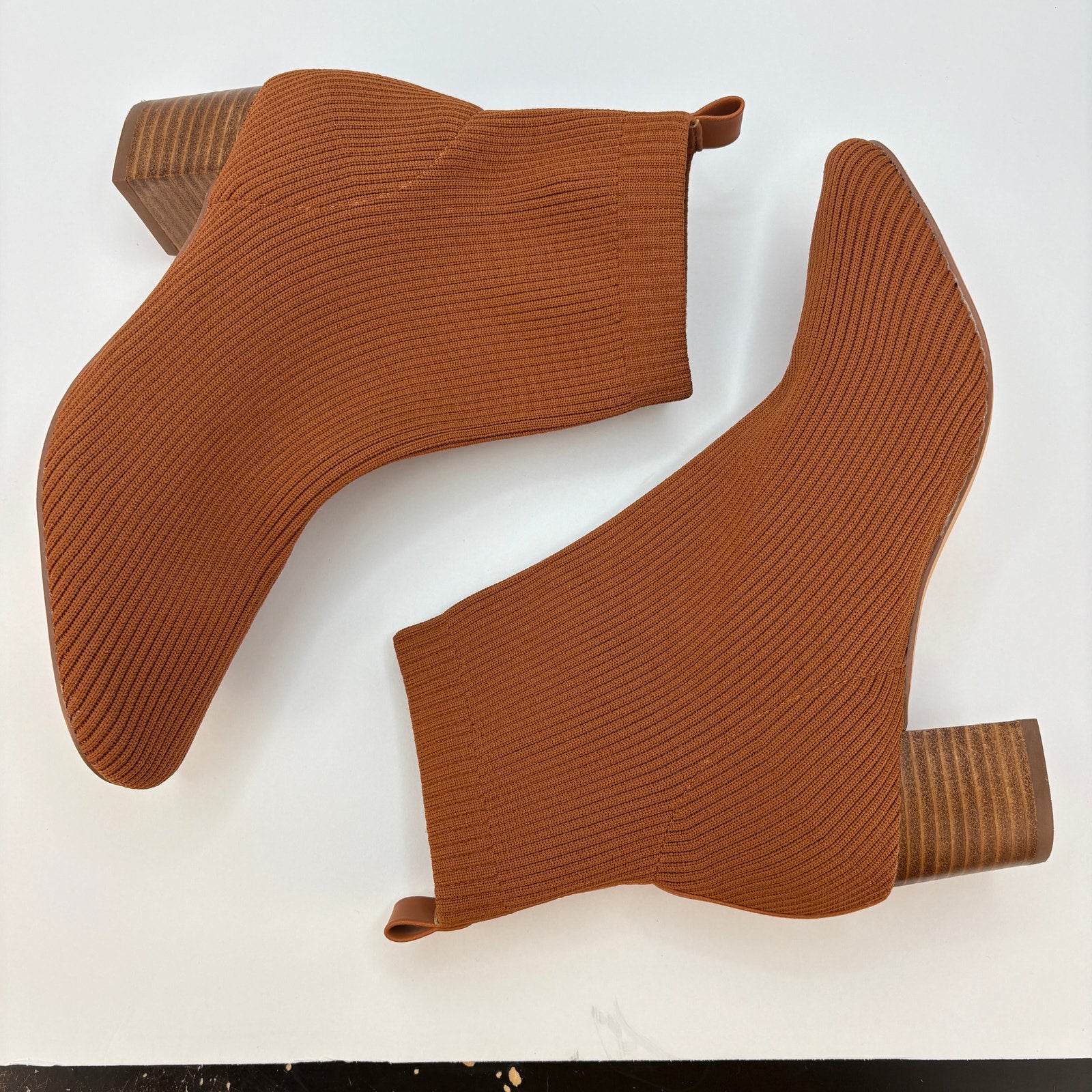 Joie Neely Knit Ankle Boot in Chestnut - Women's Size 10