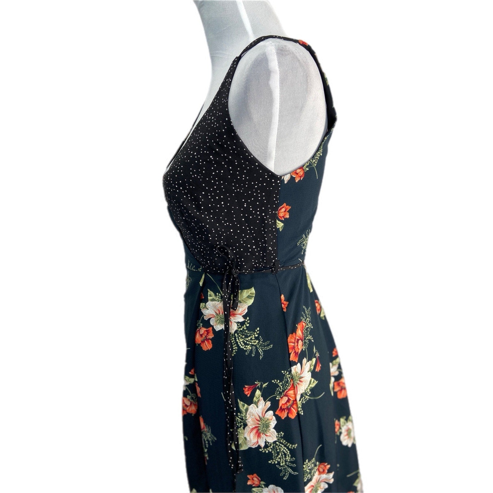 Topshop Floral Wrap Slip Dress - Women's Size 2