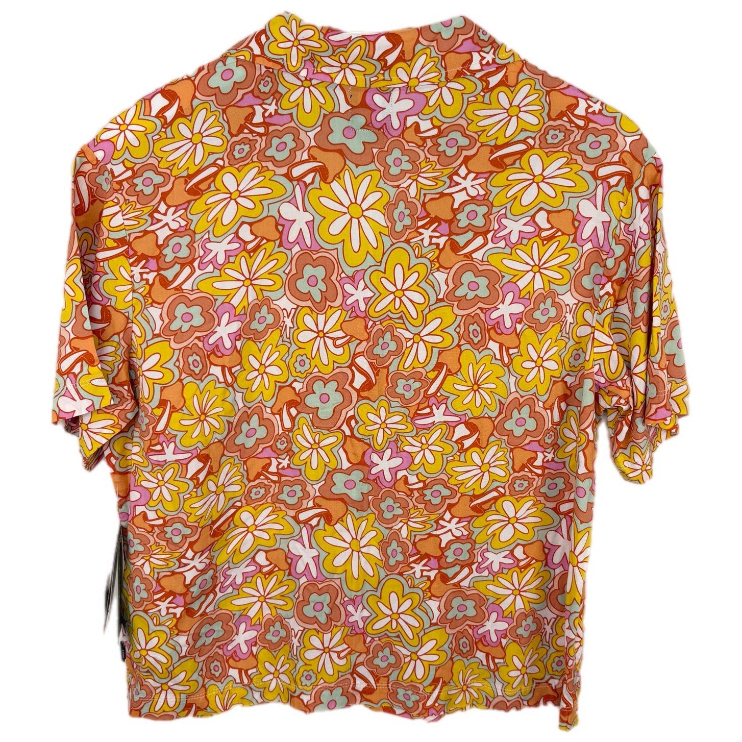 Vans Floral Resort Button Up Crop Shirt NWT - Women's Size XS