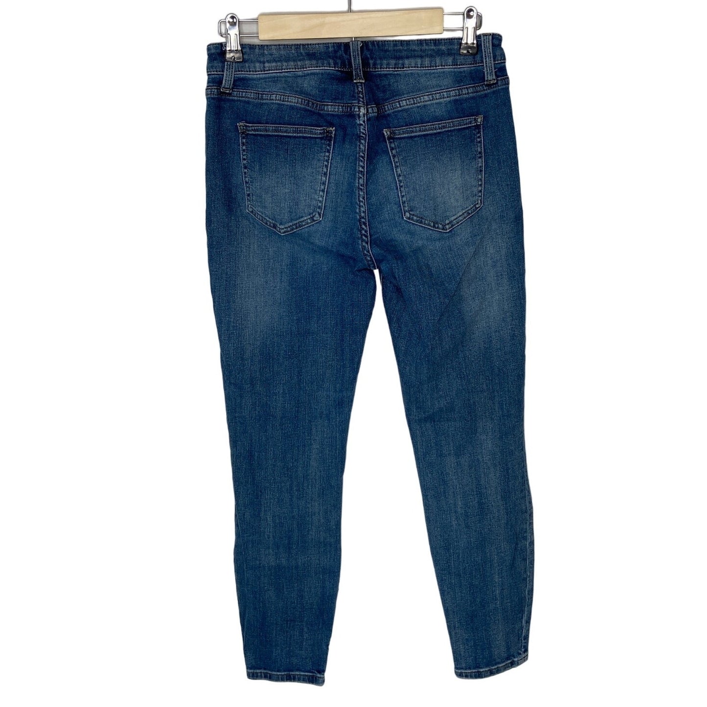 Pistola Distressed Zipper Ankle Skinny Jeans - Women's Size 28