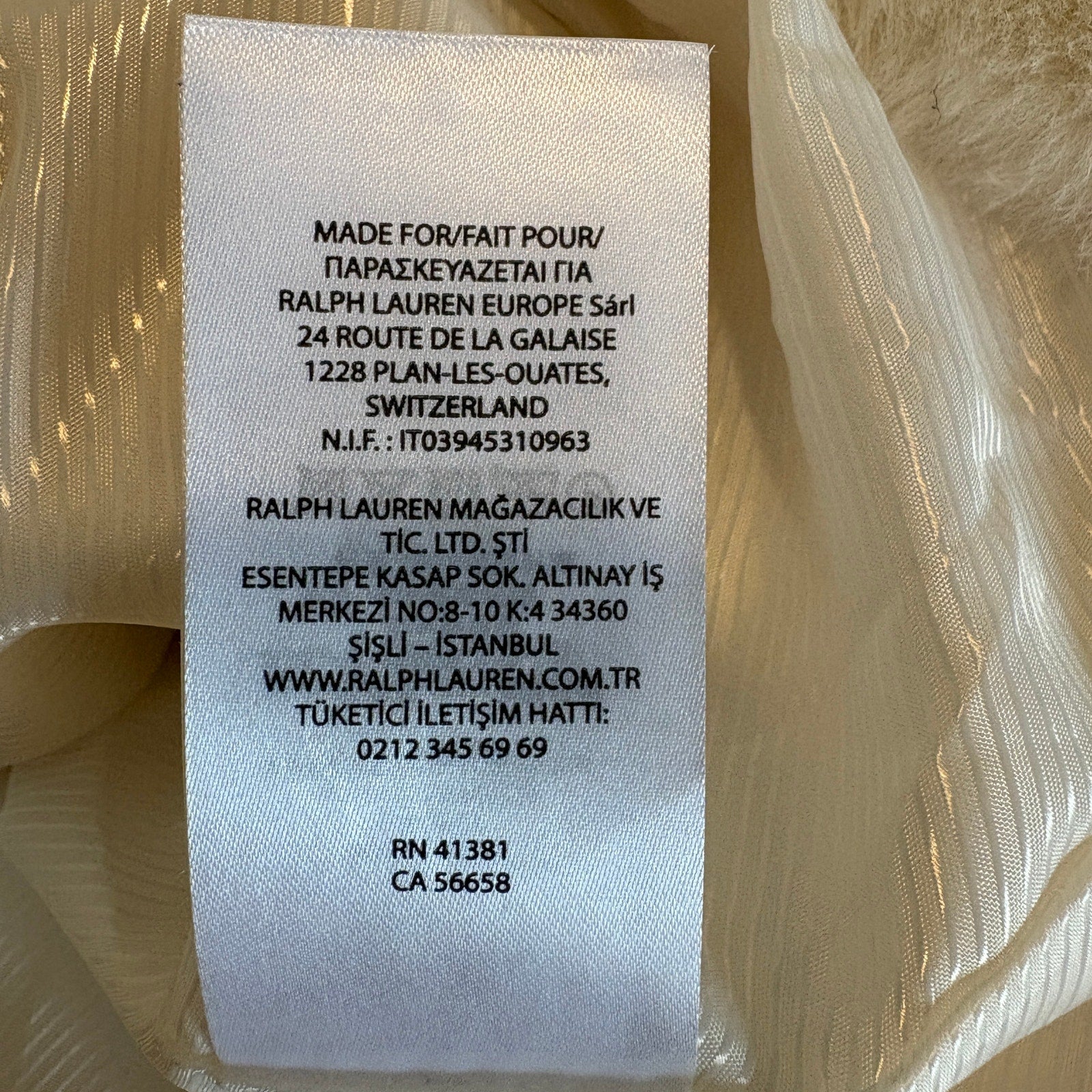 Ralph Lauren Black Label Faux Fur Cream Jacket - Women's Size XS