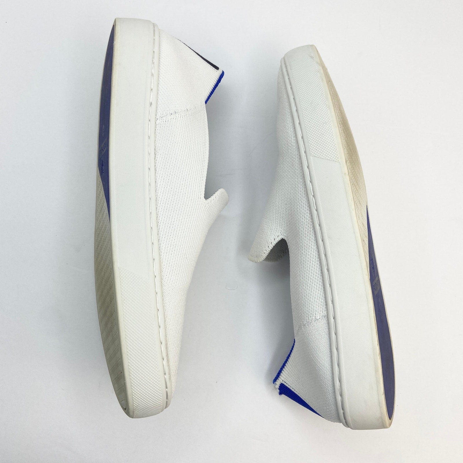 Rothy's The Original White Slip On Sneakers - Women's Size 7.5