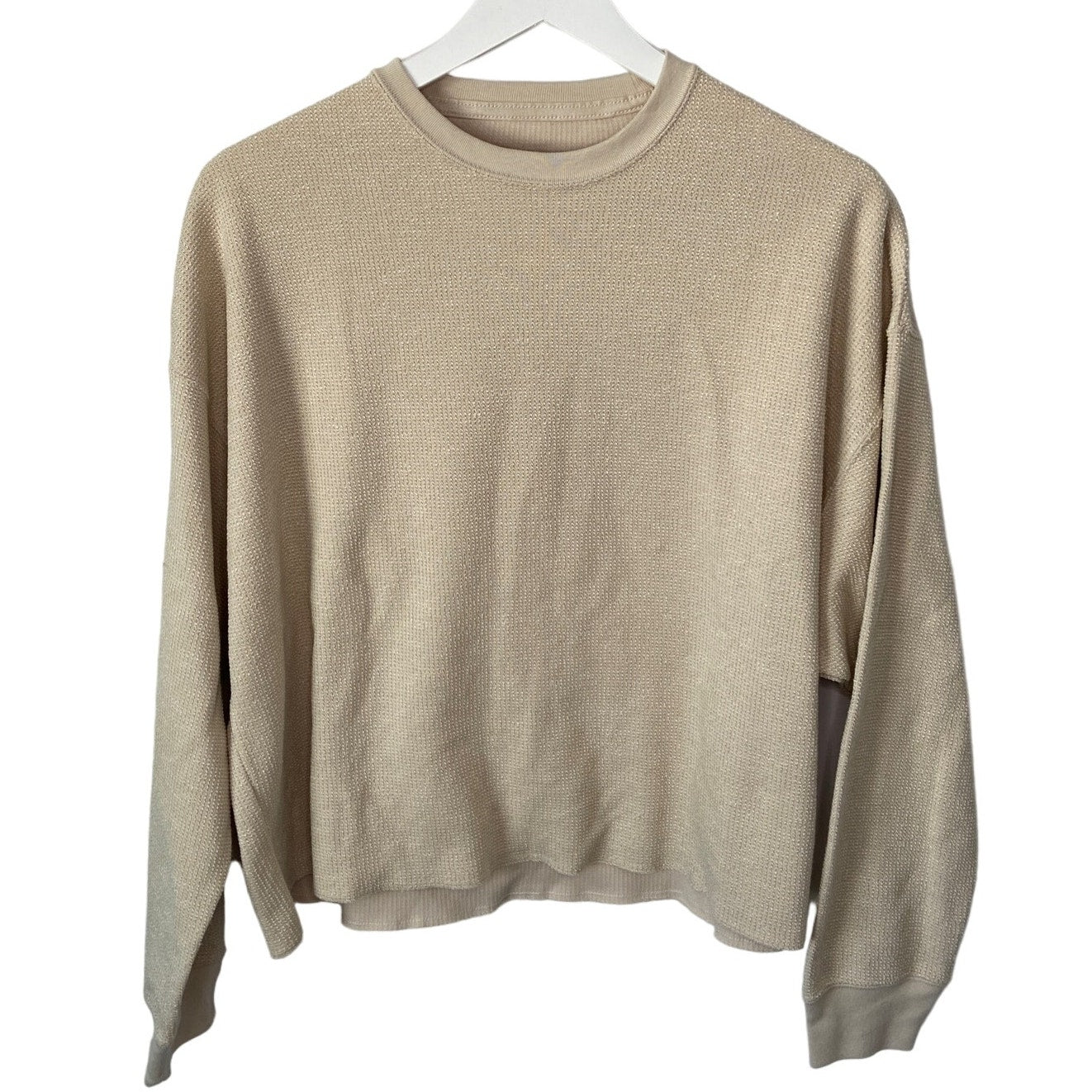 Nike Yoga Oversized Crop Long Sleeve Shirt NWT- Women's Size M