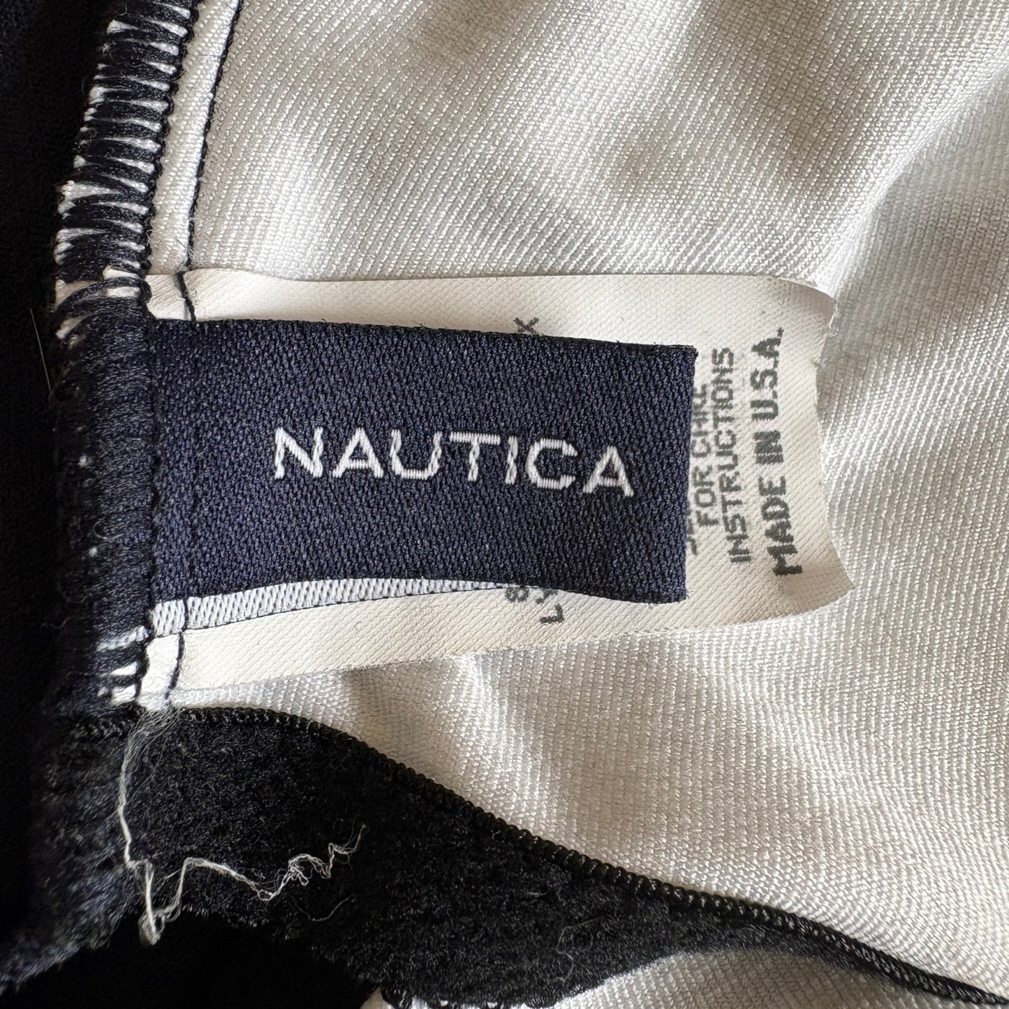 American Vintage 90's Nautica Navy Blue One Piece Bathing Suit - Women's Size 10