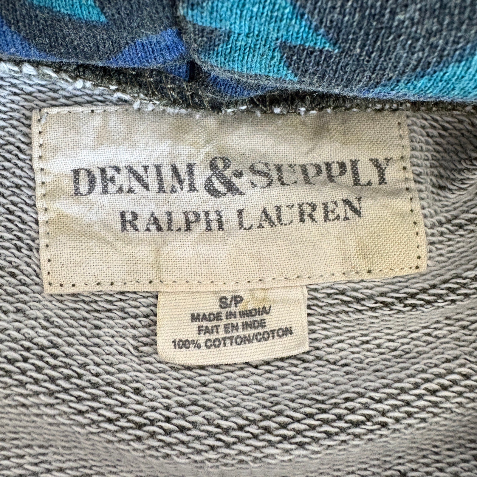 Ralph Lauren Denim & Supply Southwest Pattern Hoodie - Men's Size Small
