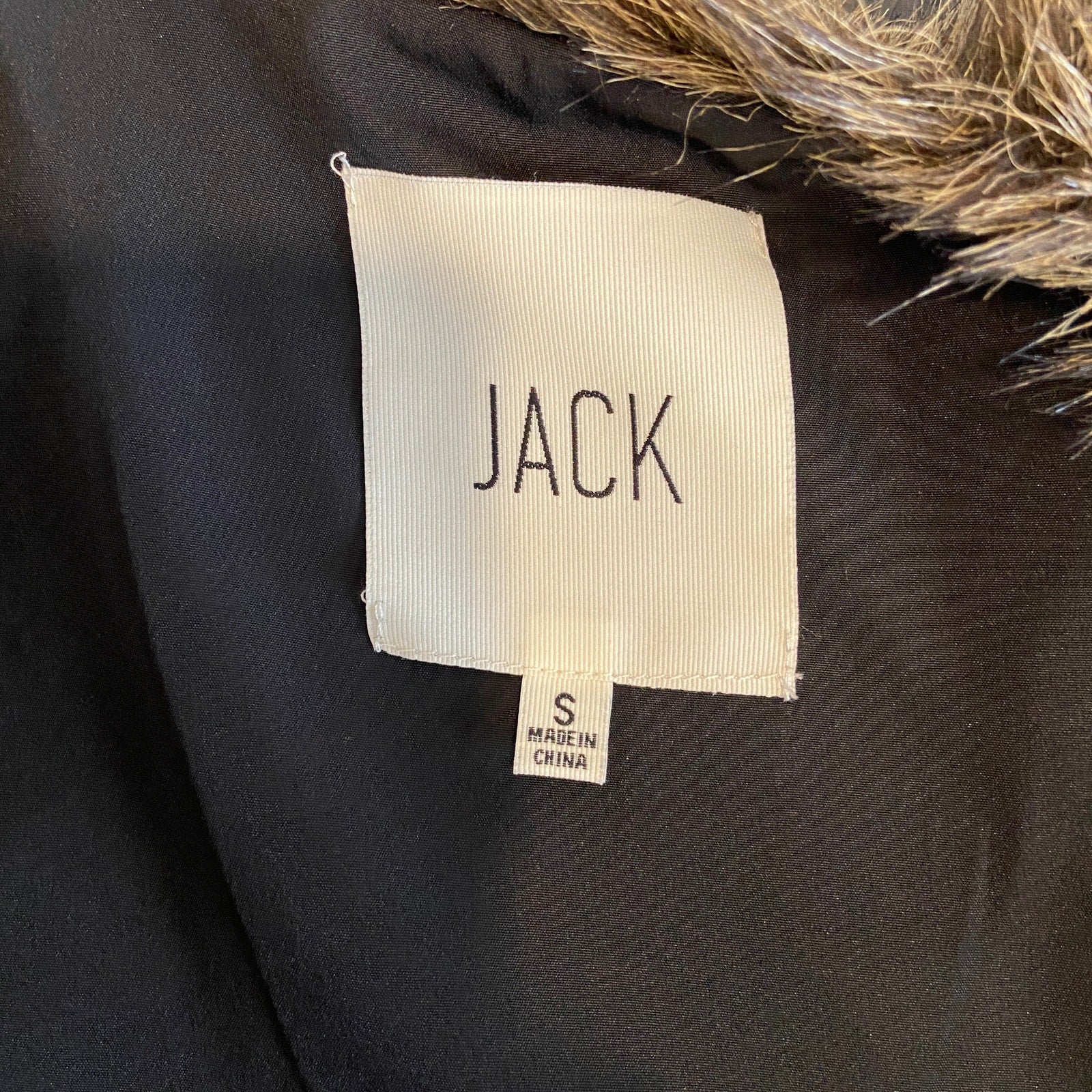Jack by BB Dakota Faux Fur Mob Wife Chic Vest - Women's Size Small