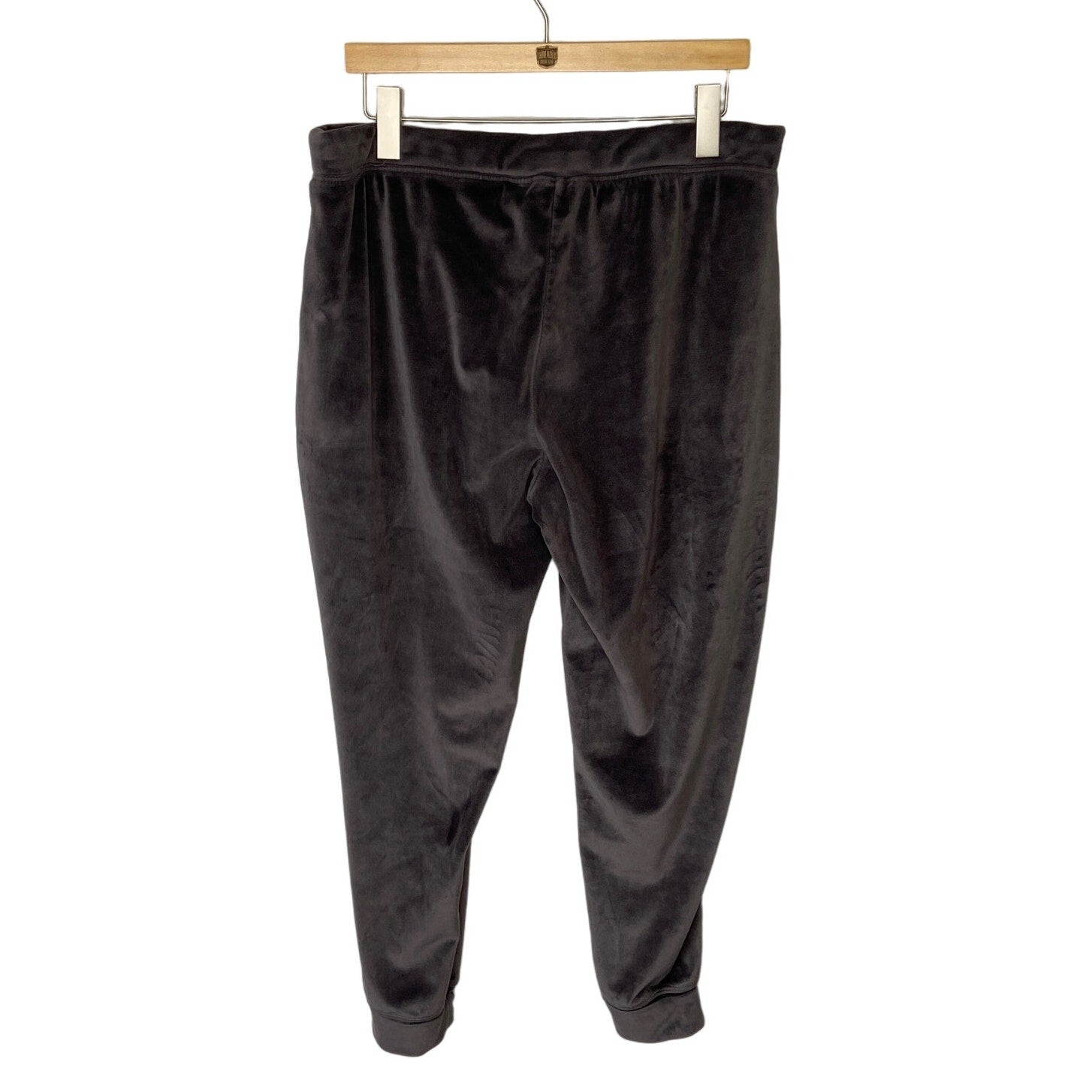 House of Harlow 1960 Nicole Richie Gray Velour Joggers - Women's Size XL