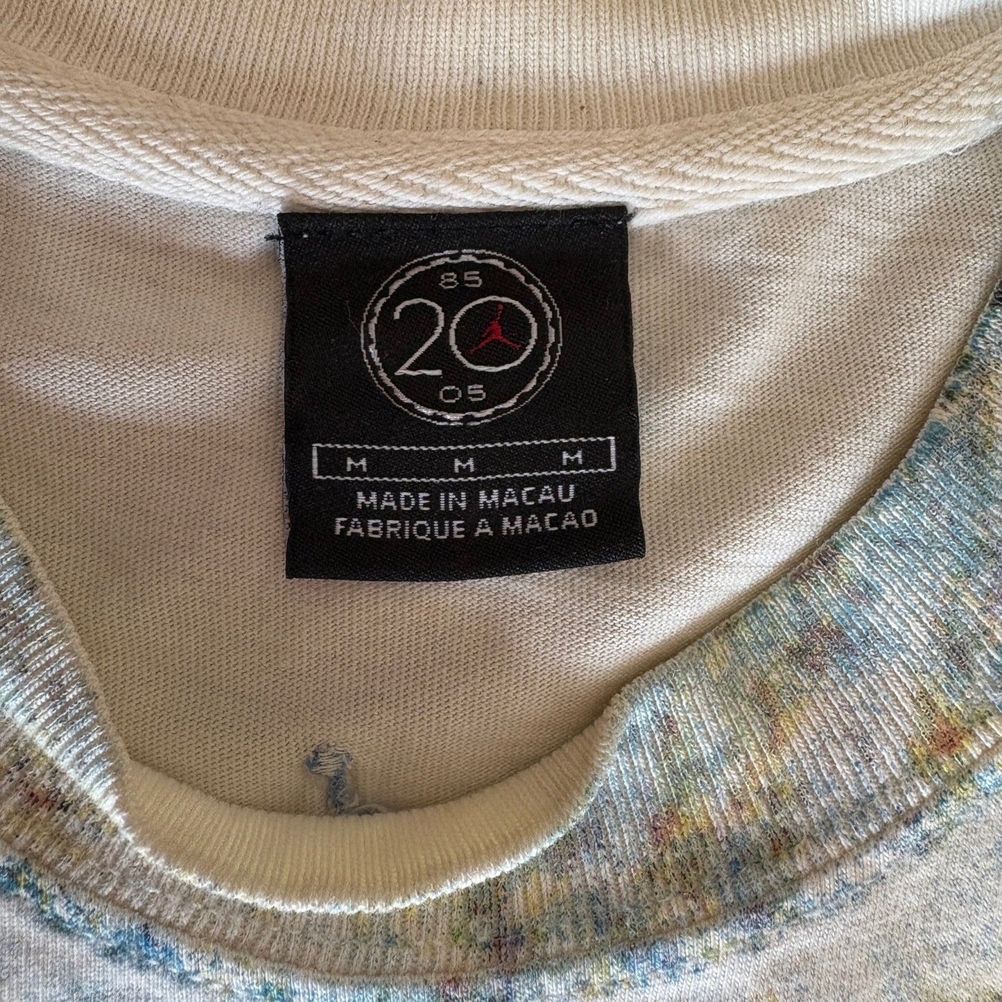Vintage Nike Air Jordan Playground AOP 20th Anniversary 1985 2005 Shirt Rare