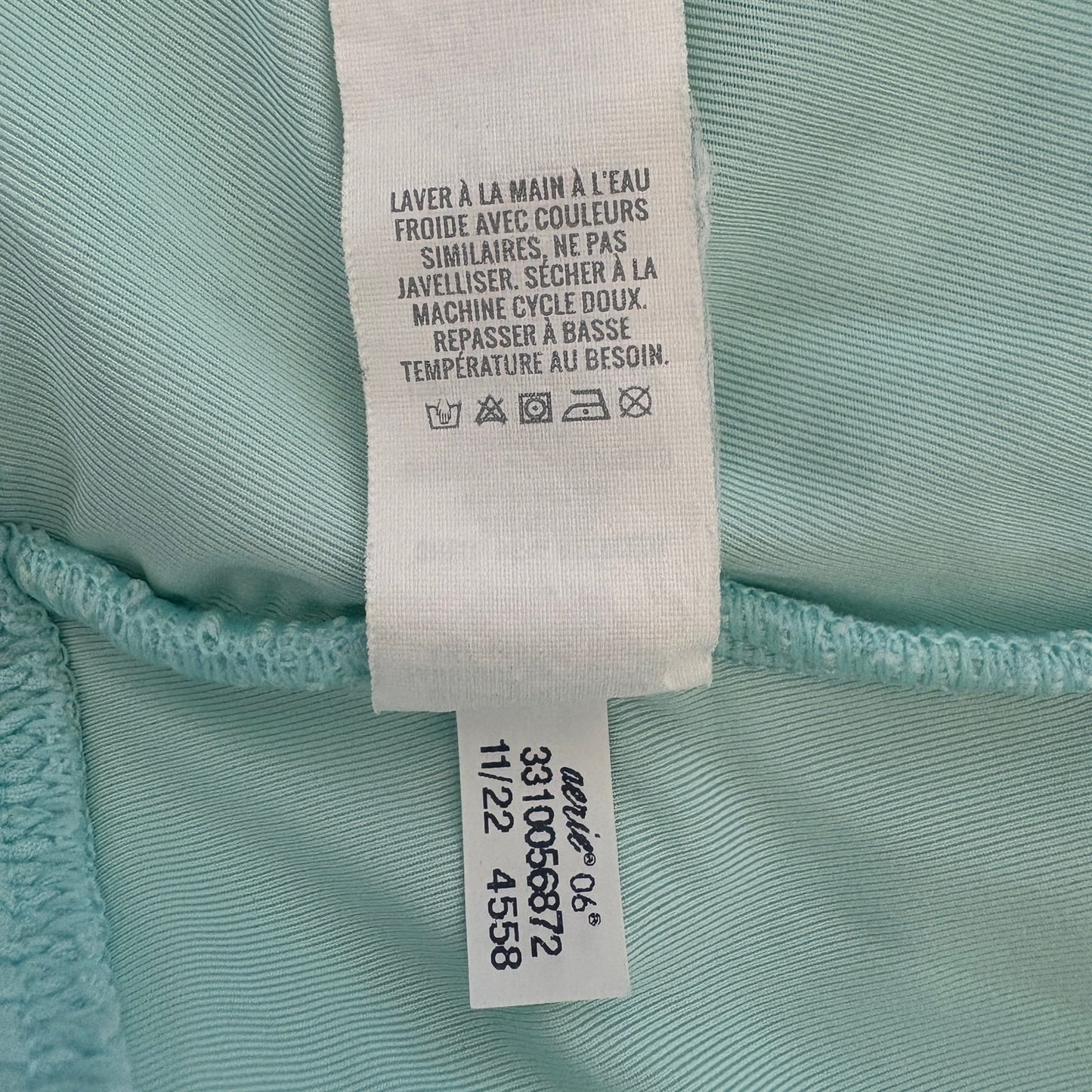 Aerie Mint Green 1 Piece Bathing Suit - Women's Size XL