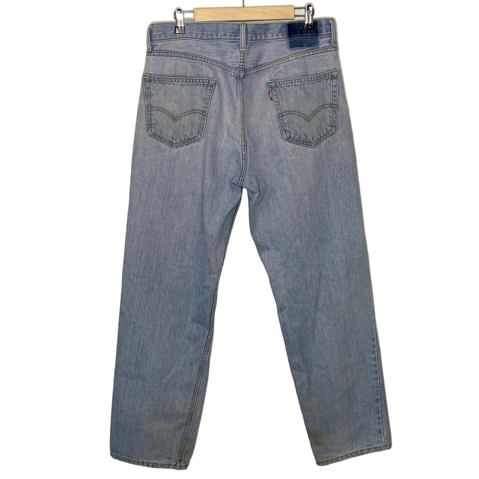 Levi's Distressed Well Worn Straight Leg Jeans - Men's Size 36x34