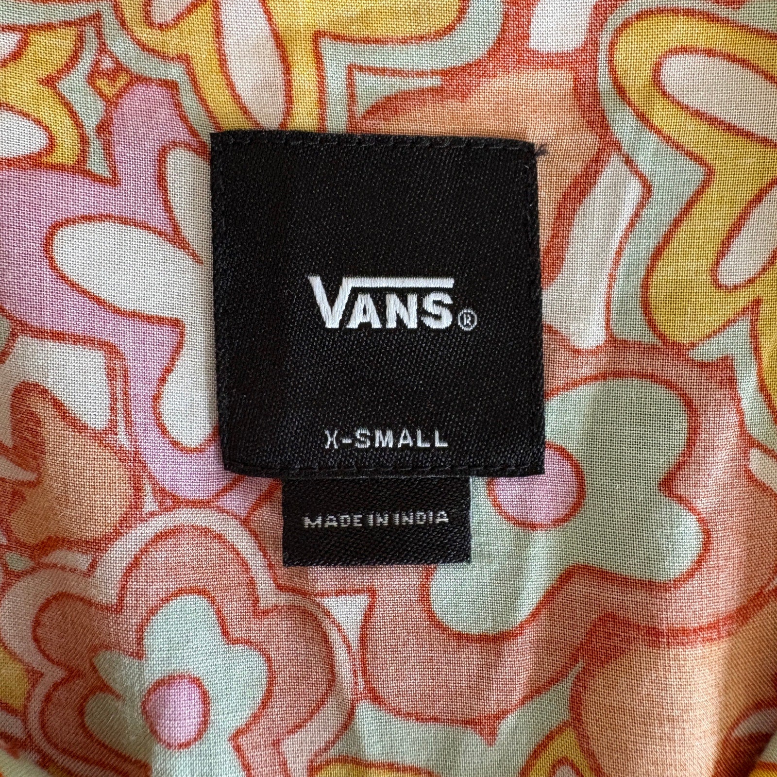 Vans Floral Resort Button Up Crop Shirt NWT - Women's Size XS