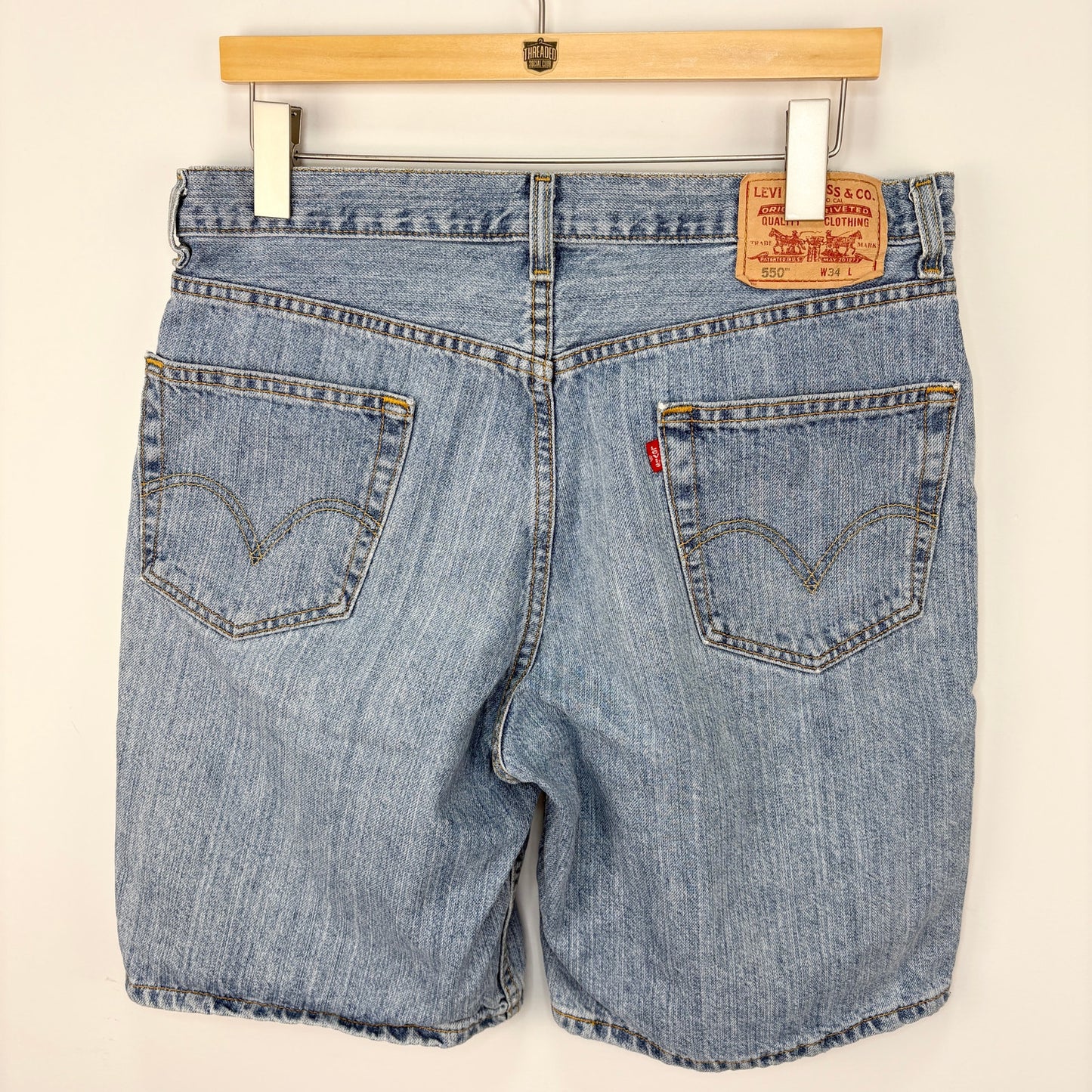 Levi's 550 Relaxed Fit Jean Shorts - Men's Size 34