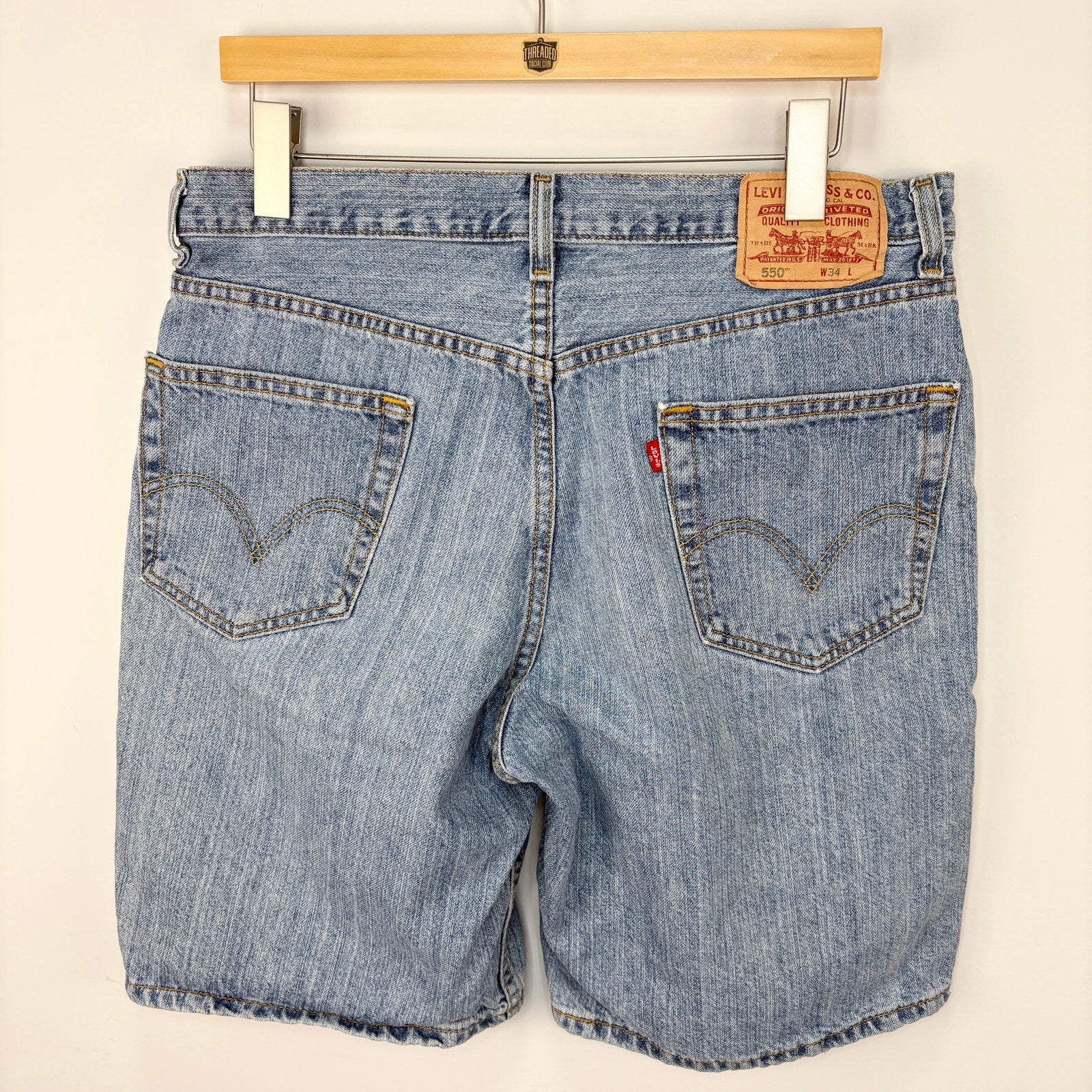 Levi's 550 Relaxed Fit Jean Shorts - Men's Size 34
