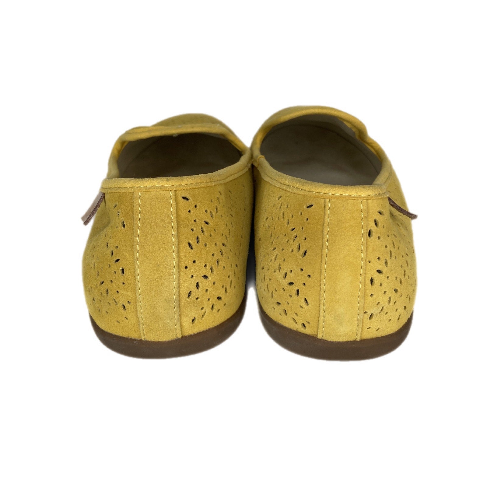 Spenco Yellow Flex Align Flat Loafers - Women's Size 10B