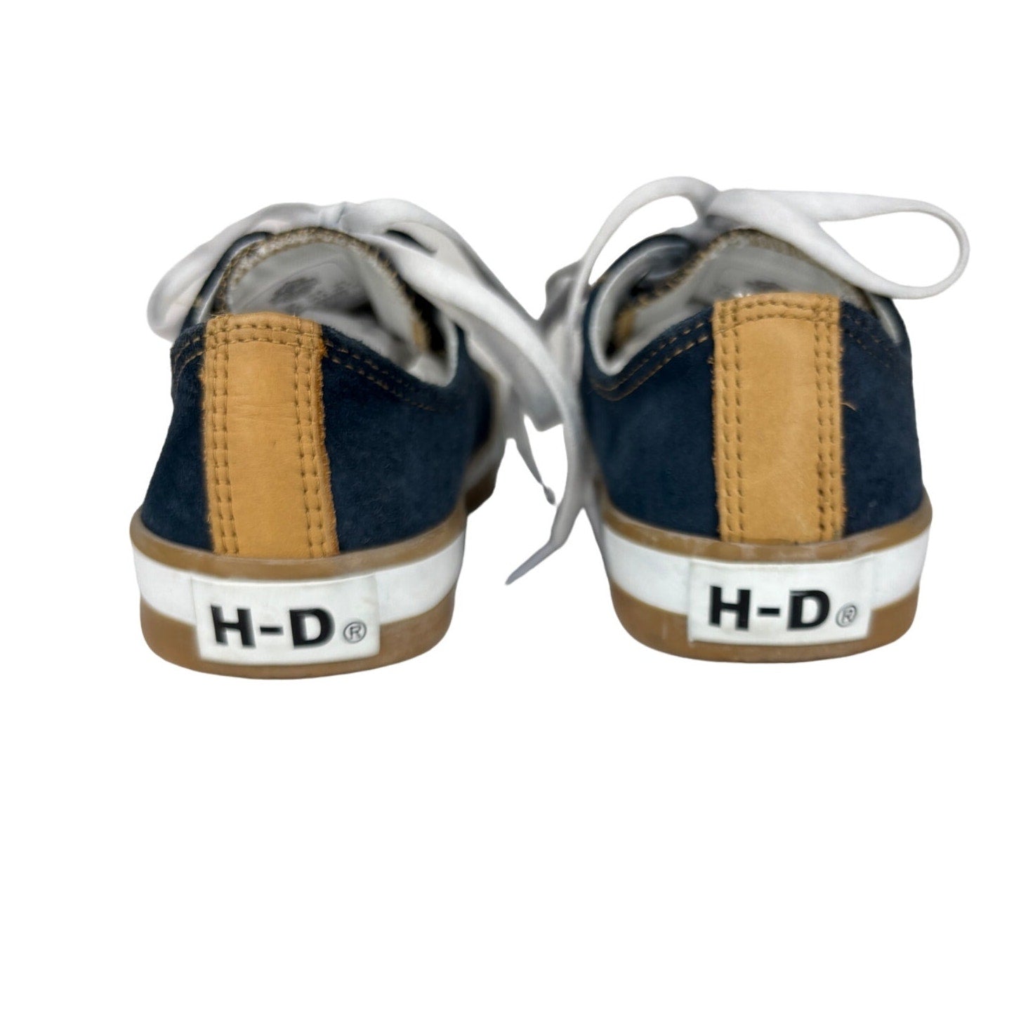 Harley-Davidson Burleigh Blue Suede Sneakers - Women's Size 8.5