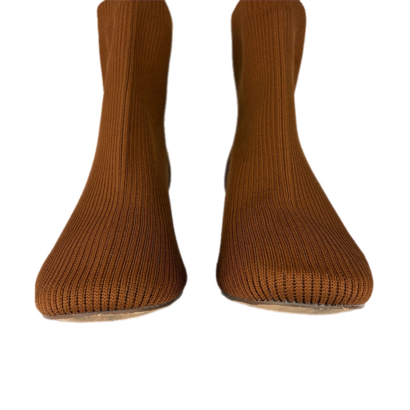 Joie Neely Knit Ankle Boot in Chestnut - Women's Size 10