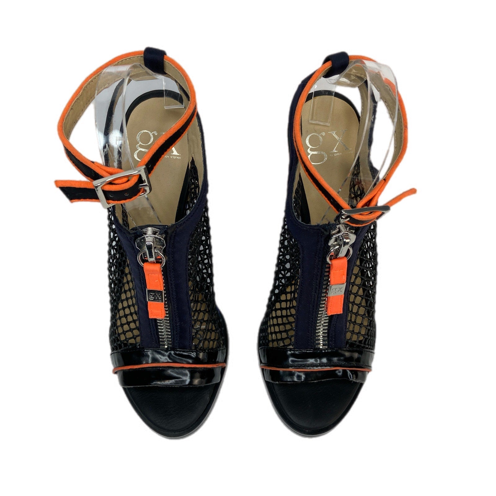 GX Gwen Stefani Mesh Zip Wedge Shoes - Women's Size 8.5