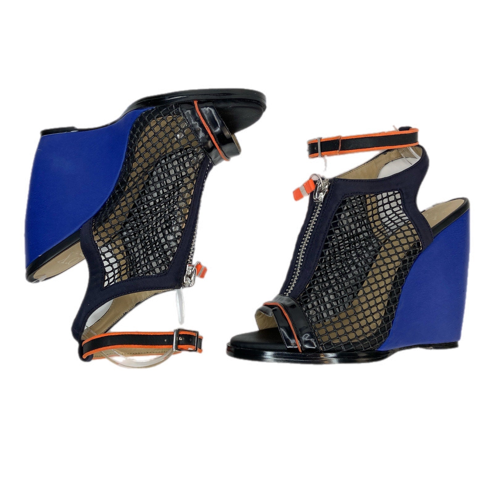 GX Gwen Stefani Mesh Zip Wedge Shoes - Women's Size 8.5