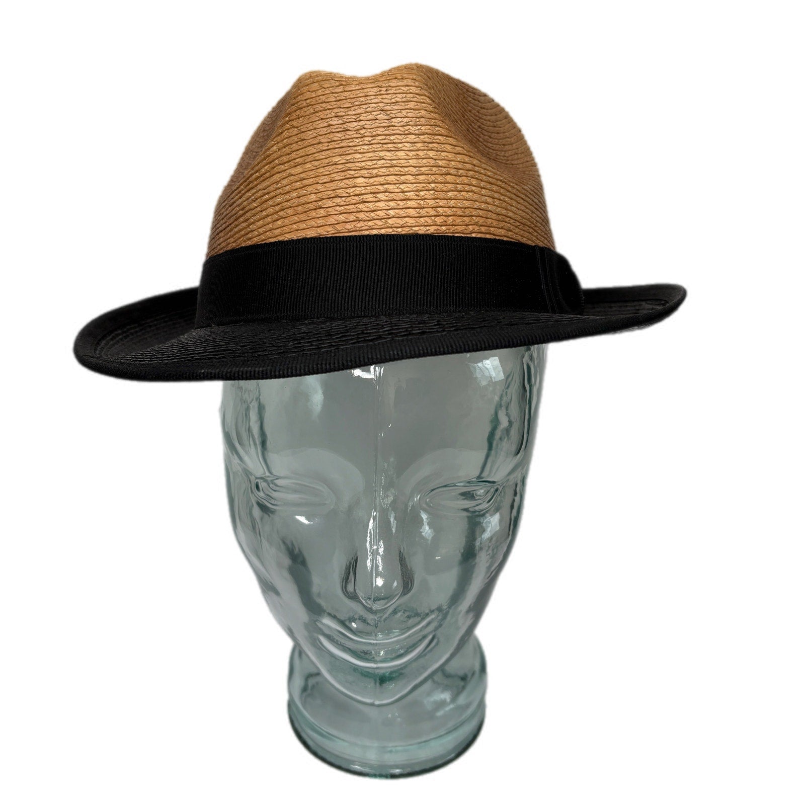 Stetson Staycation Two-Tone Straw Fedora | Men's Summer Hat | Threaded Social Club